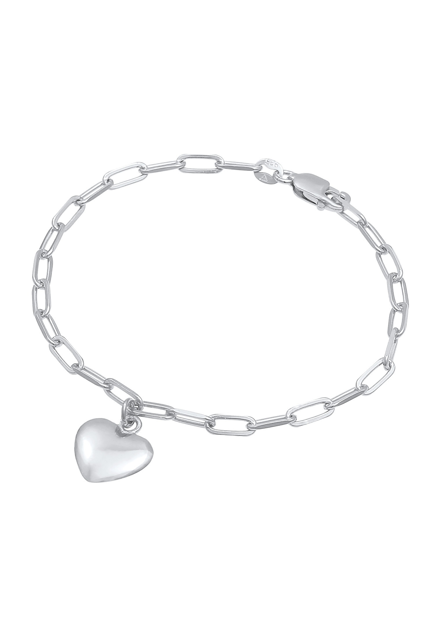 Elli Armkette »Armband Herz Liebe Trend Romantik 925 Silber«