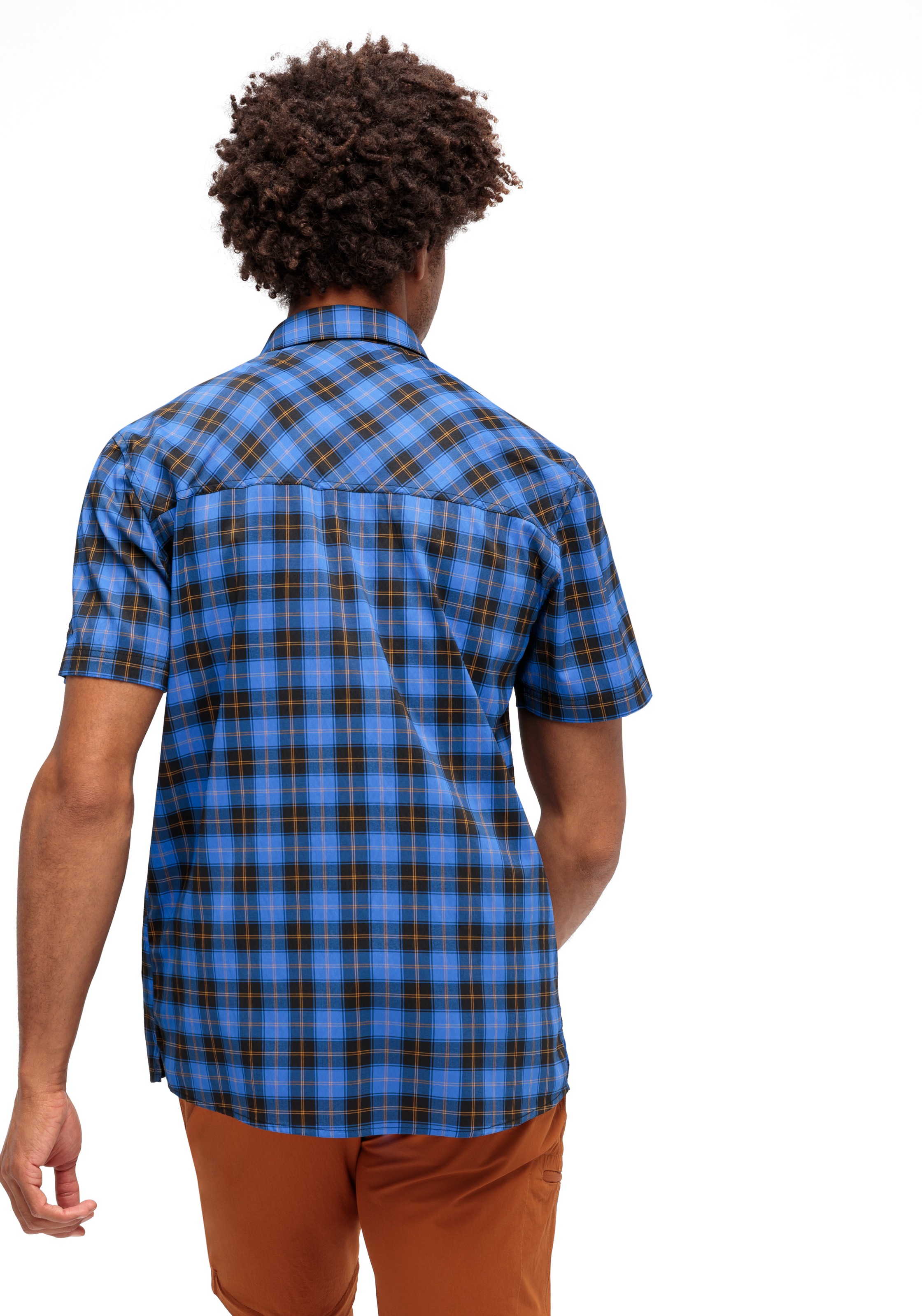 Maier Sports Outdoorhemd »Kasen S/S M«, kurzarm Herrenhemd, atmungsaktives Wanderhemd, Karohemd