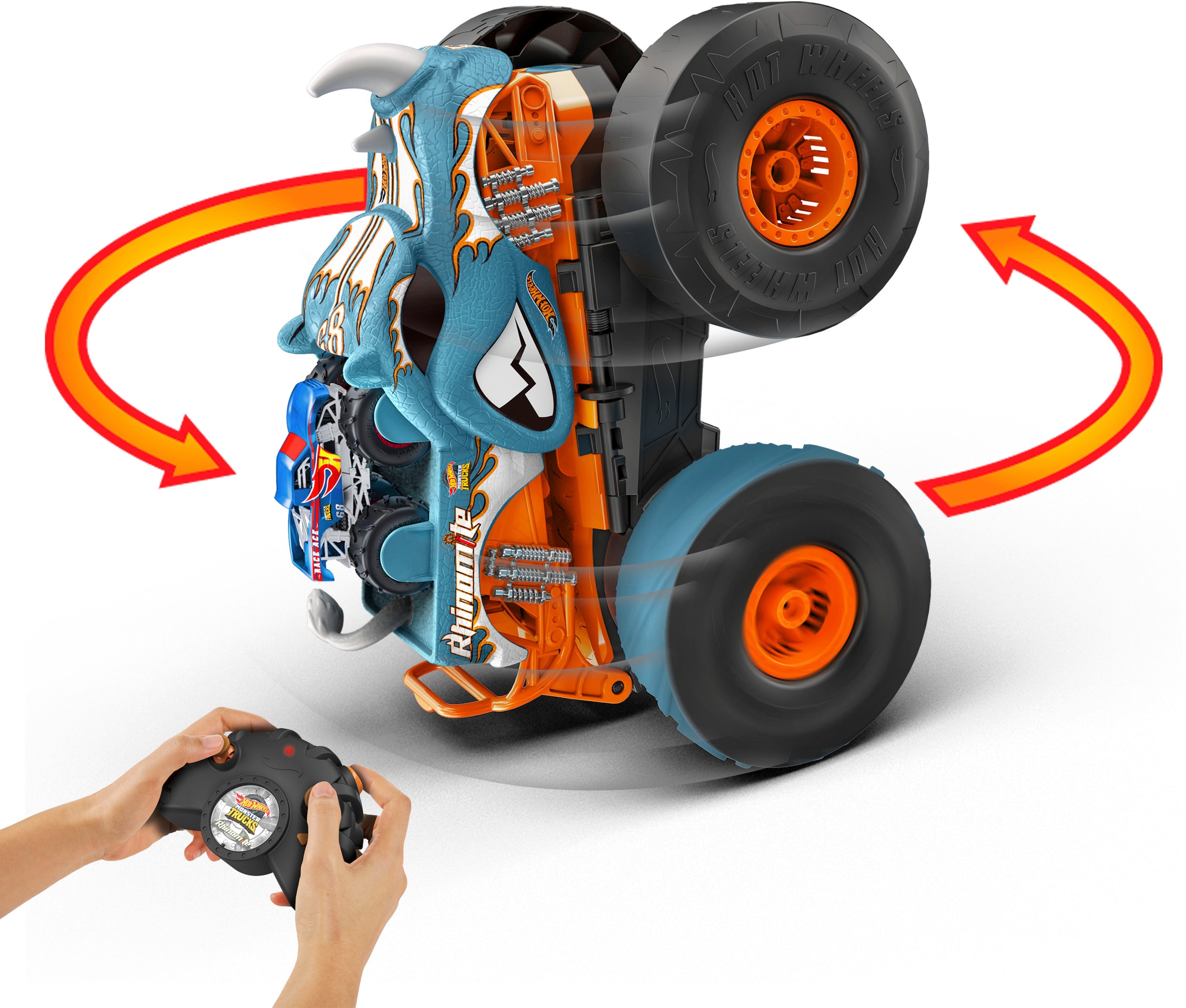 Hot Wheels RC-Monstertruck »Umbaubarer Rhinomite«