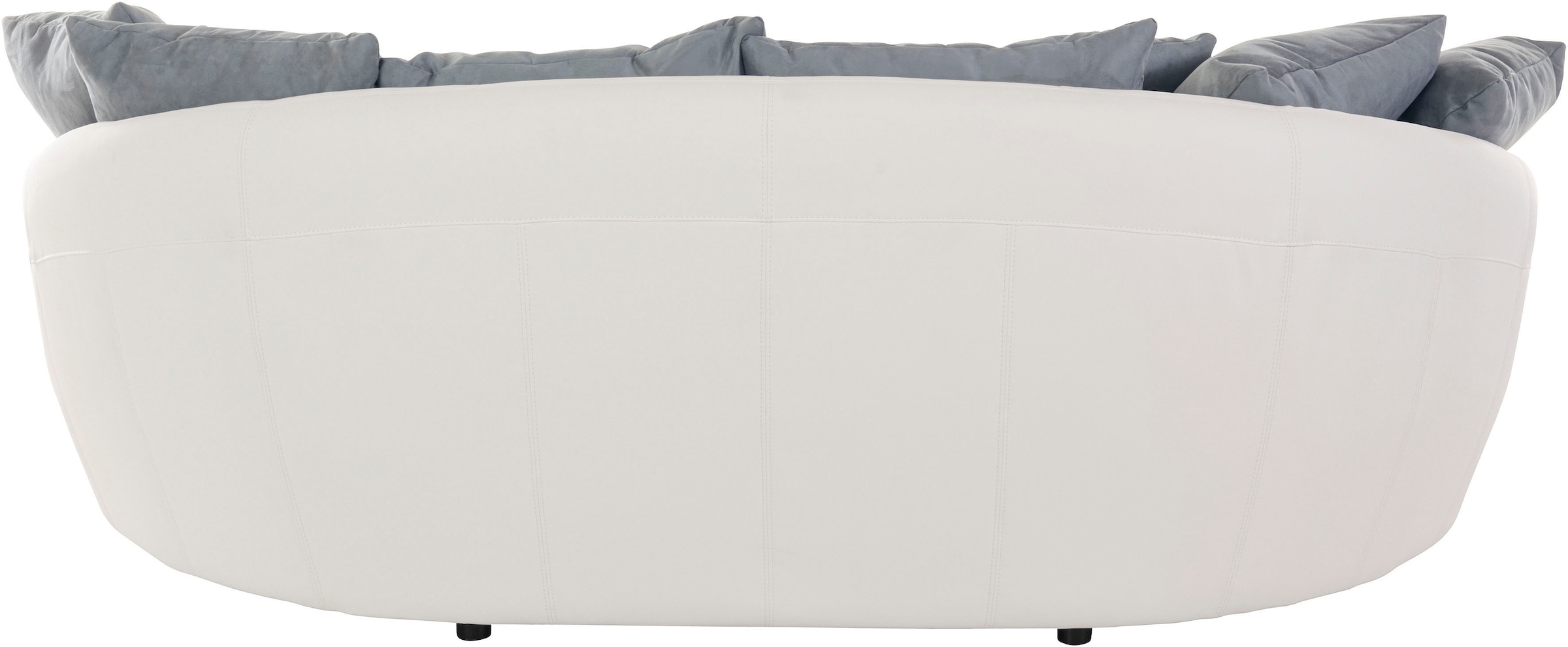 COTTA Big-Sofa »Aruba, B. 238cm, bequemer Sitzkomfort durch Wellenfedern,  Mattenoptik« gemütliches Megasofa in XXL in organischer Form mit vielen Kissen