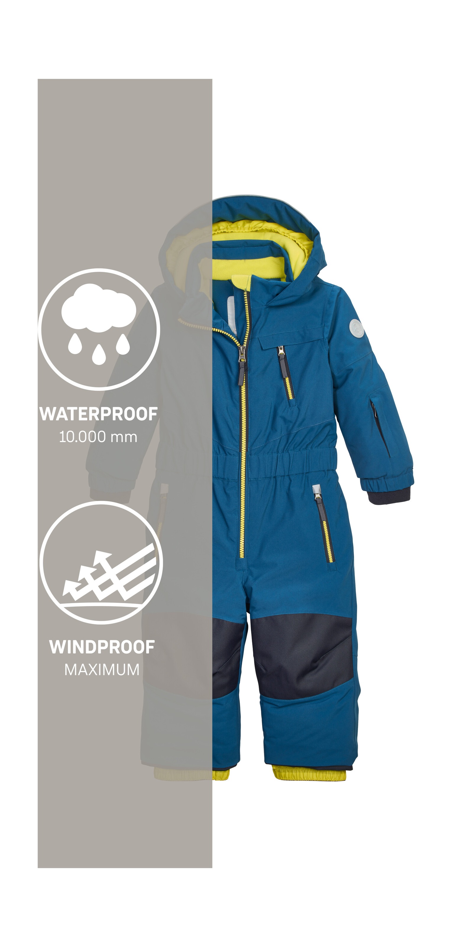 first instinct by killtec Overall »FISW 46 MNS ONPC« Wind- u wasserdichter Schneeanzug mit verlängerbaren Armen und Beinen