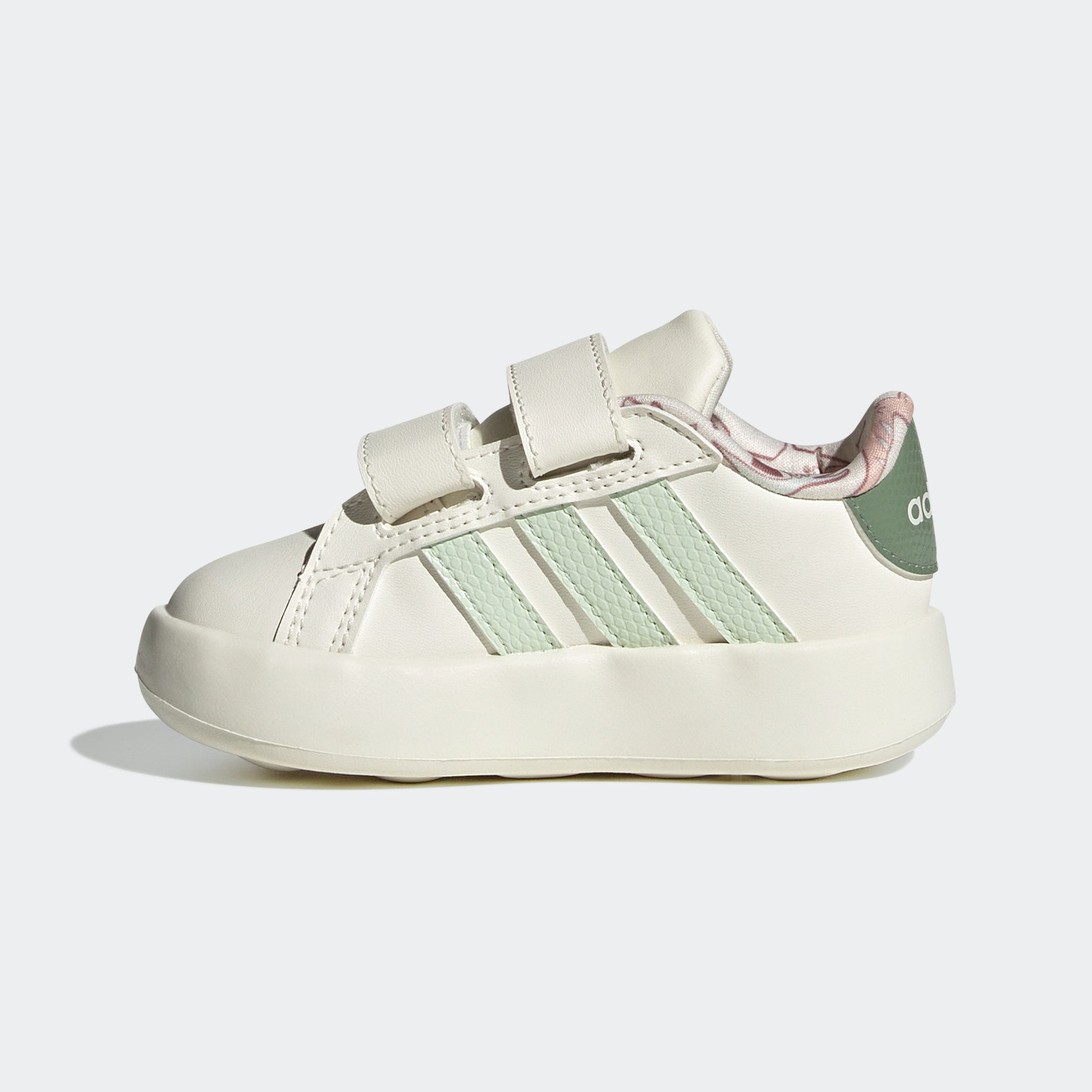 adidas Sportswear Klettschuh »DINO GRAND COURT 2.0 KIDS«, Design auf den Spuren des adidas Superstar, für Kinder