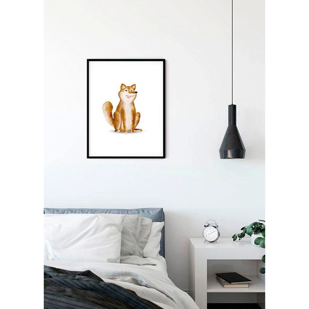 Komar Poster »Cute Animal Dog«, Tiere, (1 St.), Kinderzimmer, Schlafzimmer, Wohnzimmer