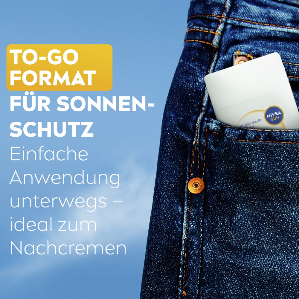 Nivea Sun Sonnenschutzlotion »UV Face Sensitive LSF50+ mit  Silky UV Stick Vorteilspack« speziell für empfindliche Haut; beugt Sonnenallergien vor