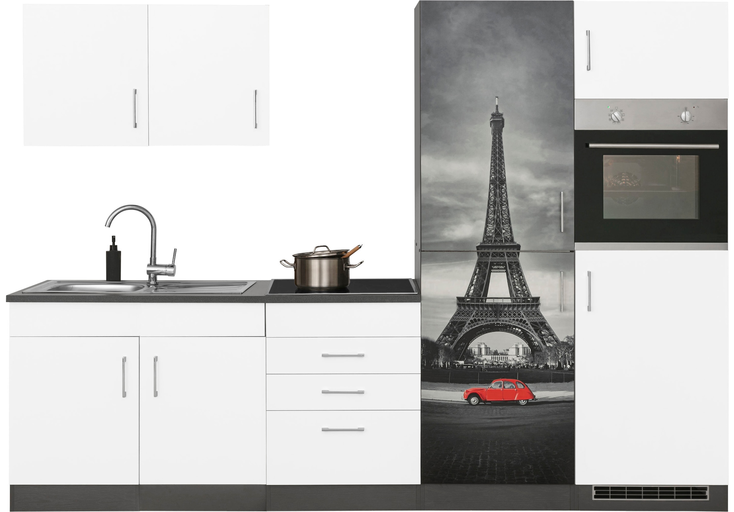HELD MÖBEL Küchenzeile »Paris«, 280 im Online E-Geräte, cm Breite ohne Shop OTTO