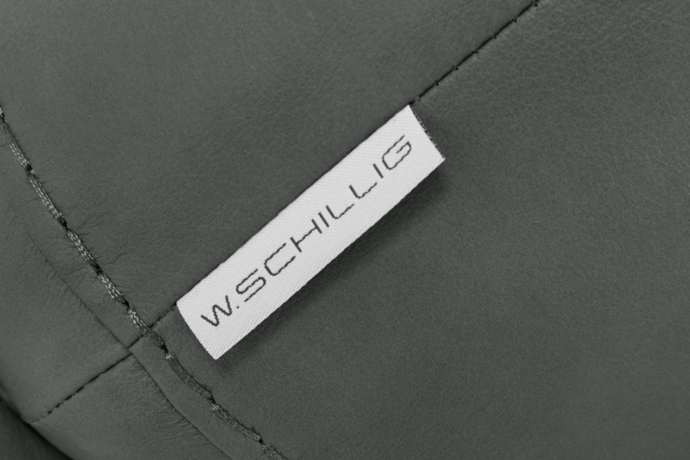W.SCHILLIG Hocker »montanaa« mit Metallkufen in Silber matt, Breite 71 cm