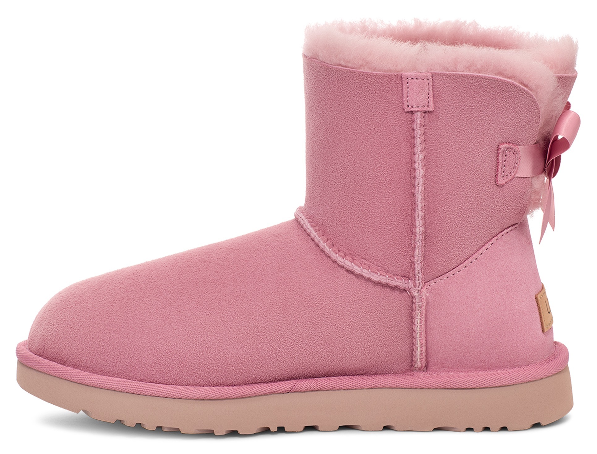UGG Schlupfboots »Mini Bailey Bow 2«, Schlupfboots, Winterstiefel, Snowboots mit dekorativer Schleife