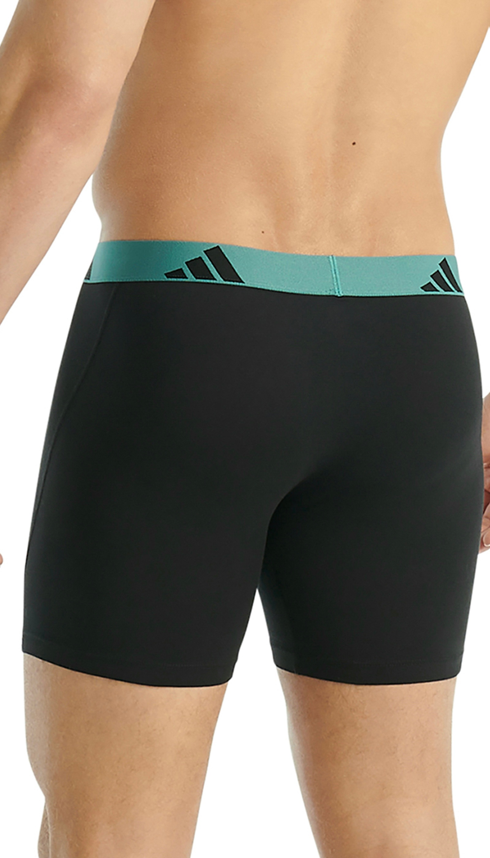 adidas Sportswear Langer Boxer »Active Flex Cotton« 3er Pack,  elastisch, Logo-Bund, sportlicher Look, ohne Eingriff