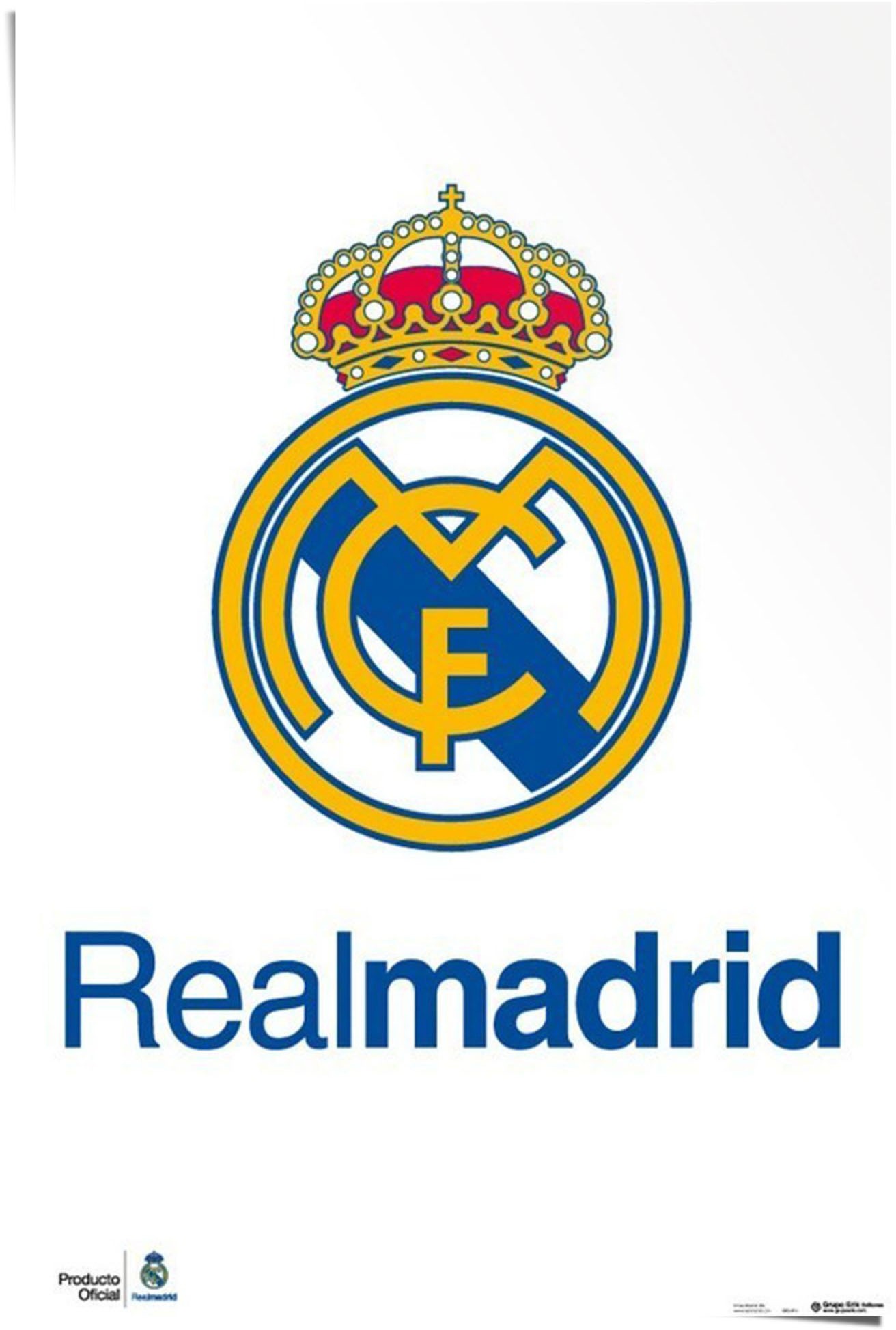 Reinders! Poster »Real Madrid Vereinslogo«, (1 St.)