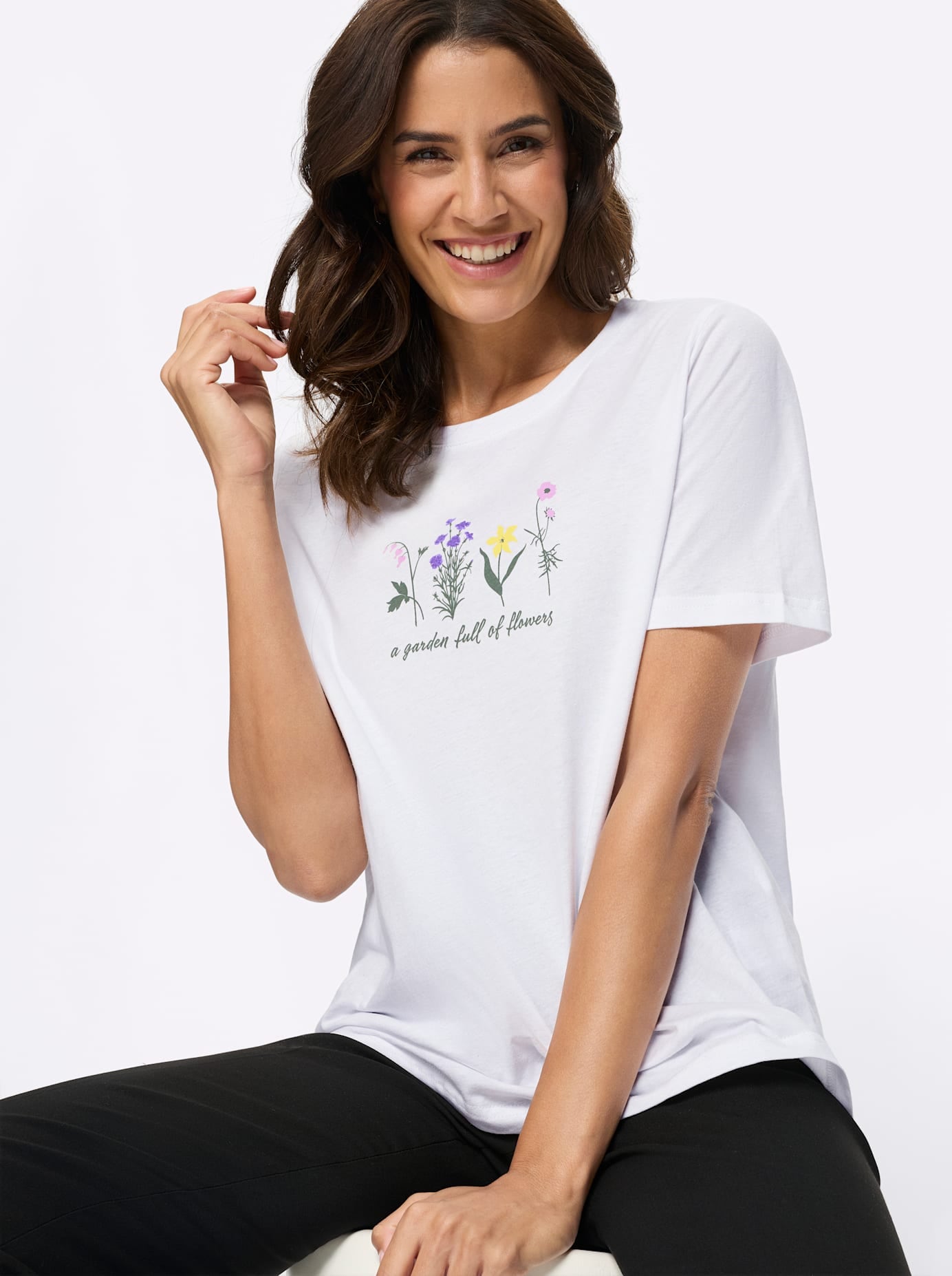 Inspirationen Rundhalsshirt »Rundhals-Shirt« 1 tlg.