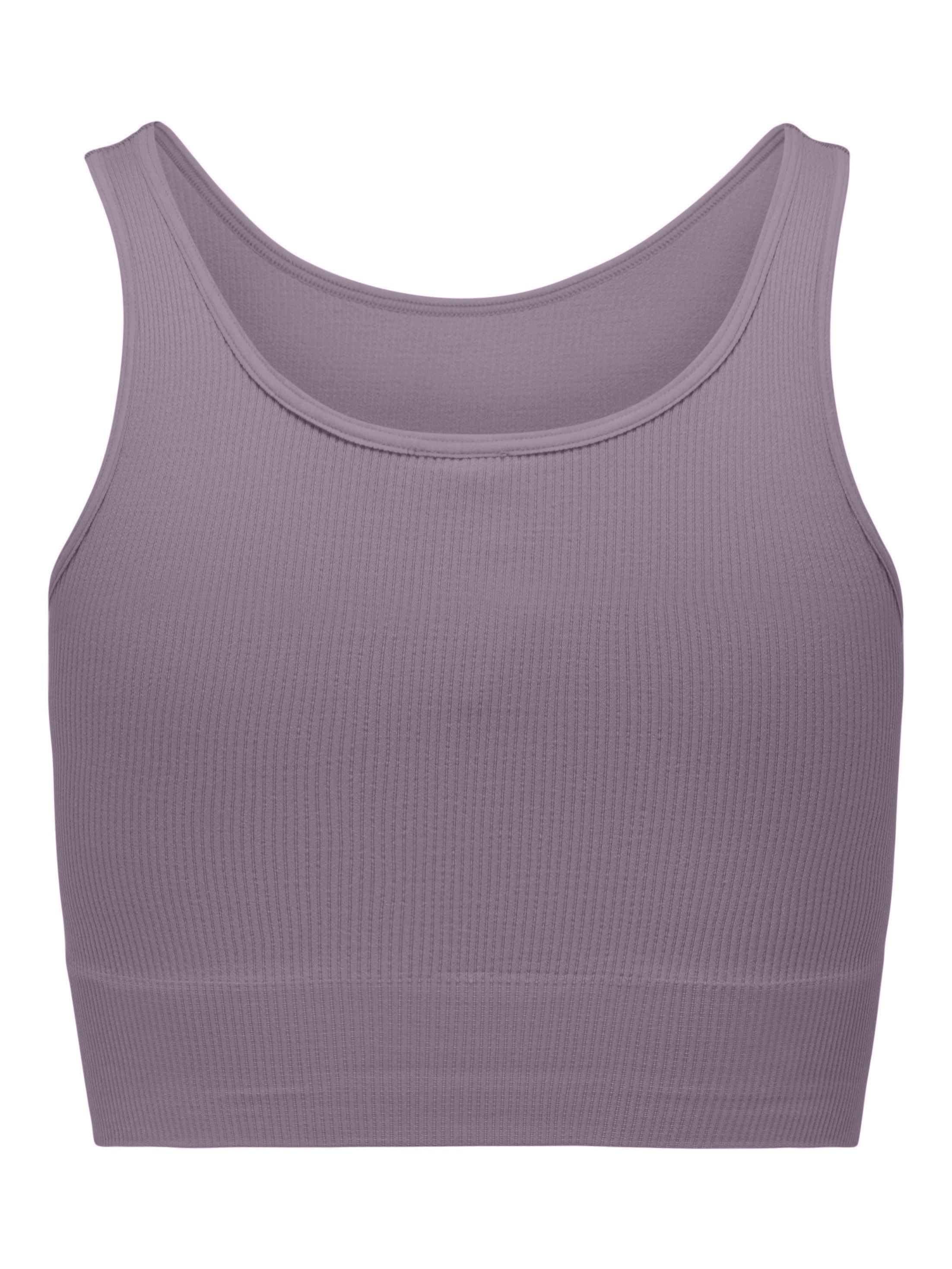 ONLY Play Trainingstop »ONPJAIA LIFE UN SL SEAM SHORT TOP NOOS«, Cropped Fit, in feiner Rippstruktur