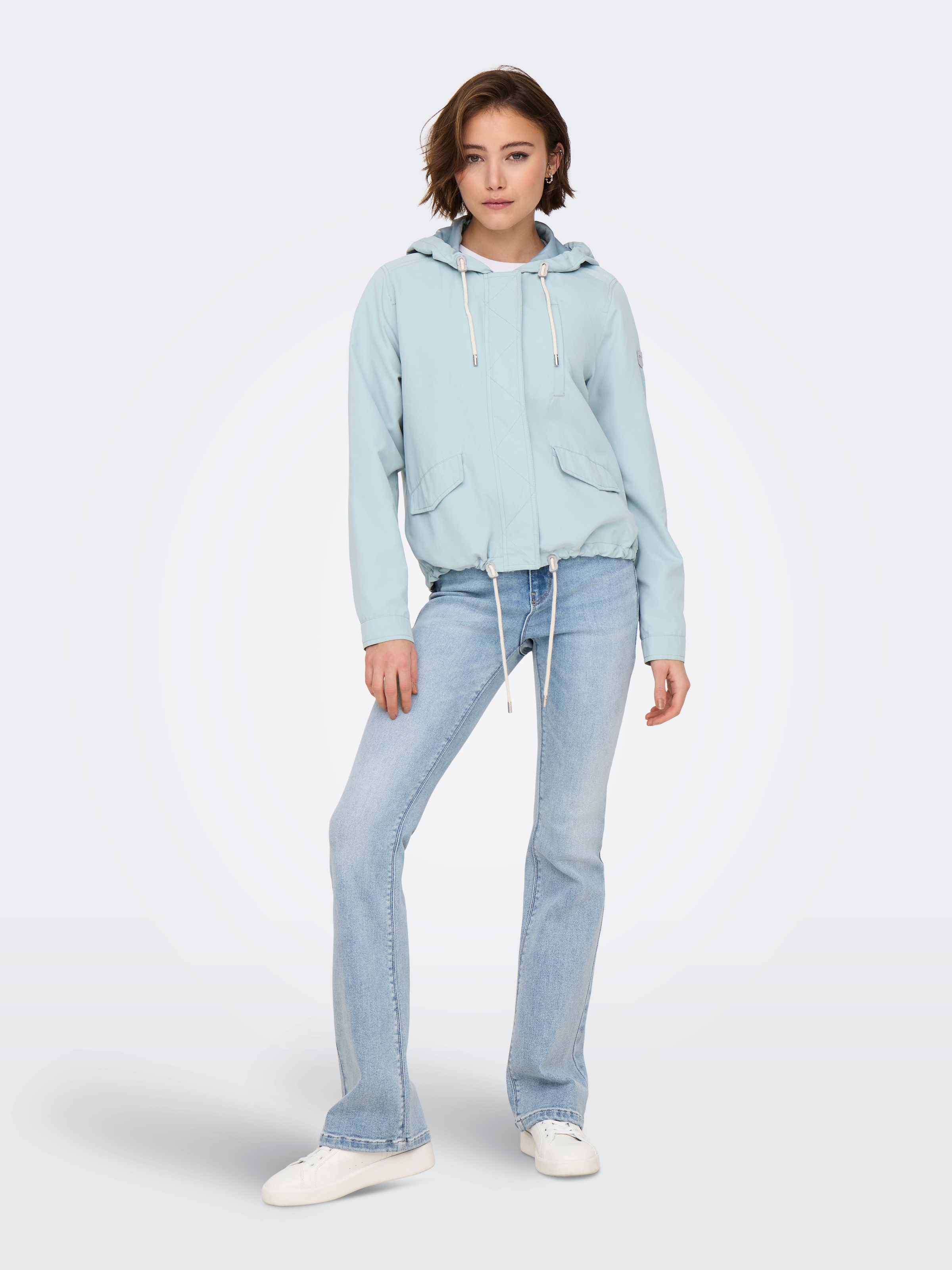 ONLY Parka »ONLSKYLAR HOOD SPRING JACKET CC OTW«, mit Kapuze