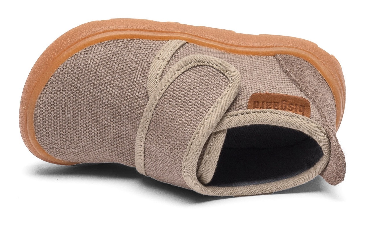 Bisgaard Hausschuh »barefoot basic Weite: normal«, Barfußschuh, Babyschuh mit Klett, Größenschablone zum Download