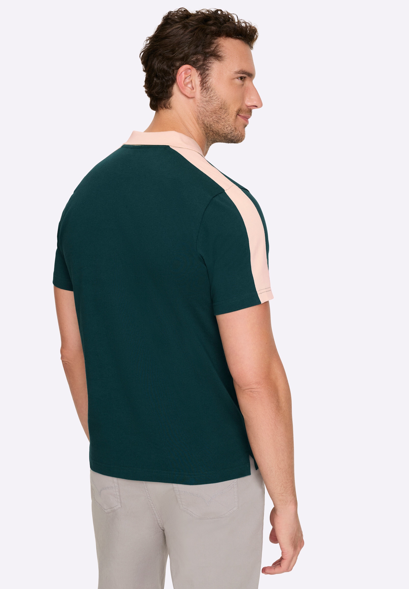 Witt T-Shirt »Kurzarm-Poloshirt Kurzarmshirt mit Fußball-Stickerei«
