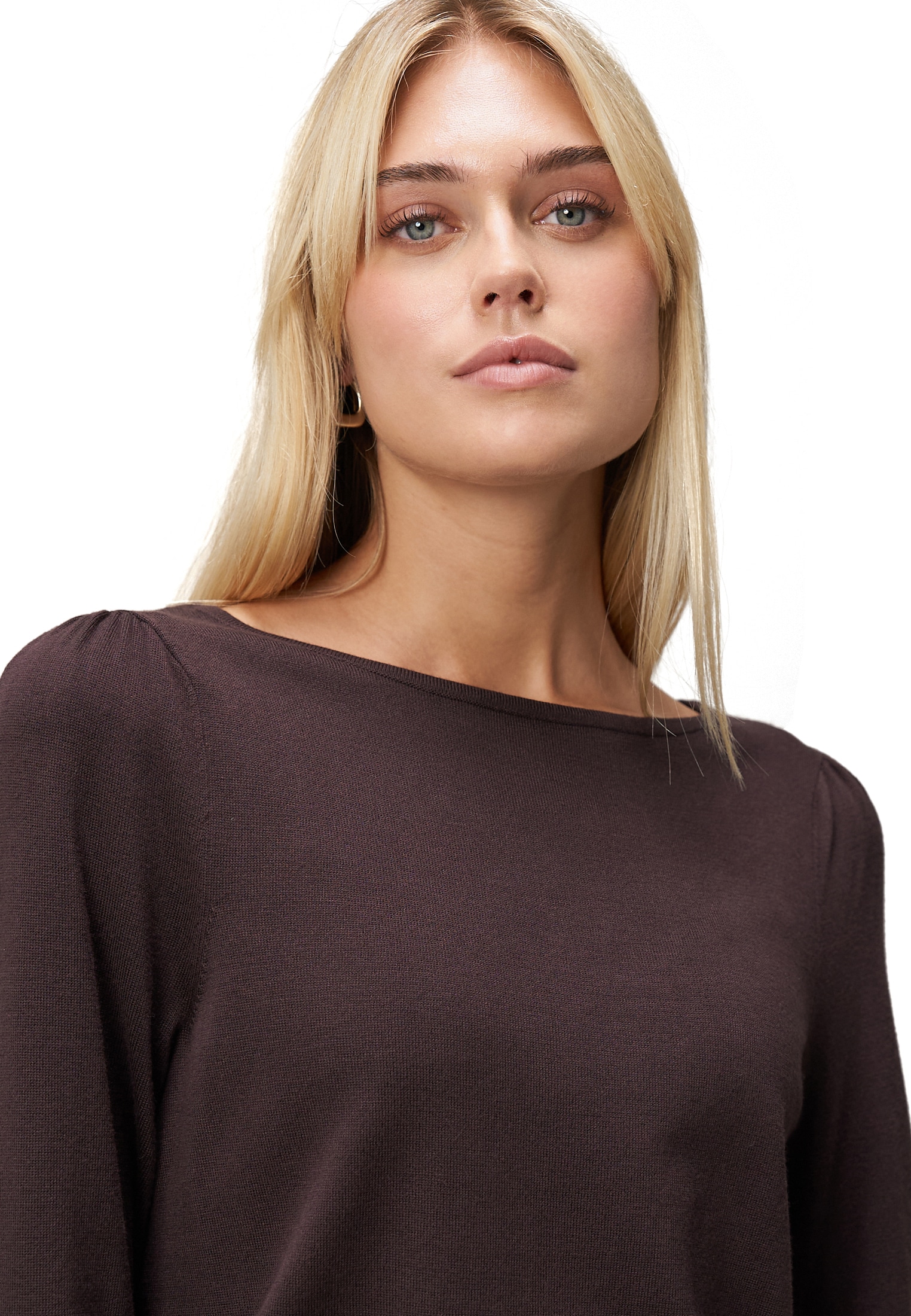 Zero Strickpullover »Strickpullover mit Ballonärmeln«