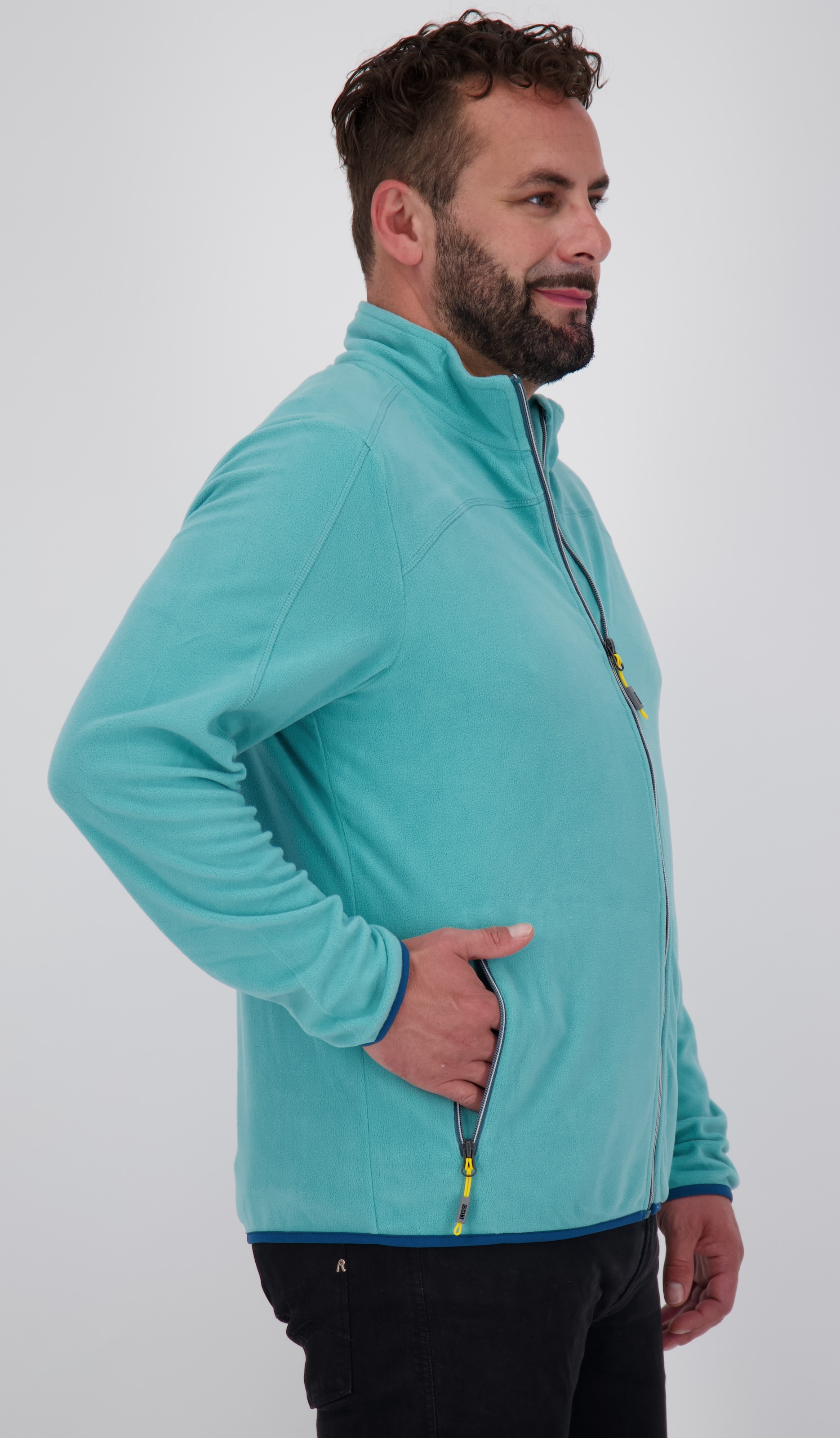 DEPROC Active Fleecejacke »KIRKVALE II MEN«, weiche Fleecejacke in traditioneller Optik