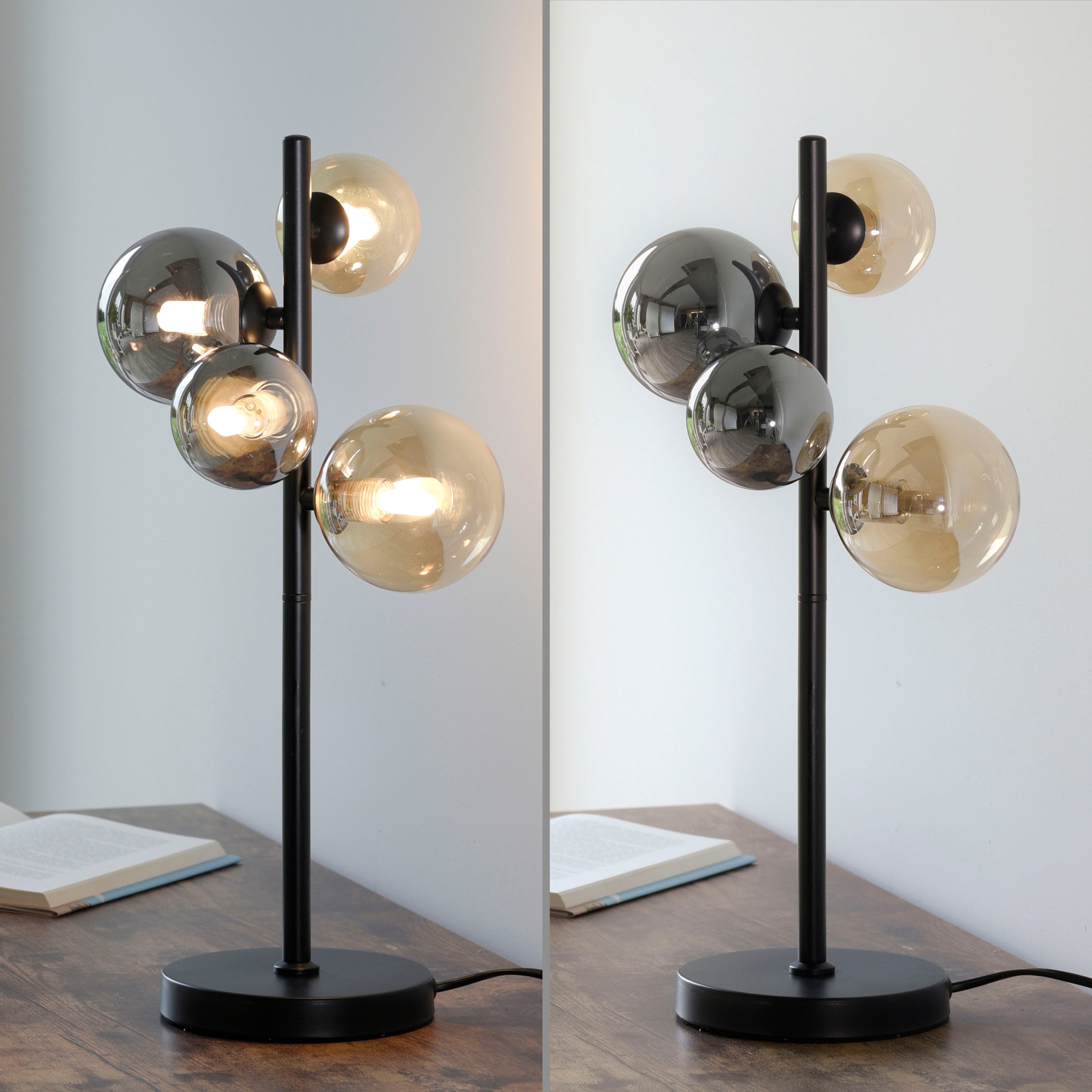 Paul Neuhaus Tischleuchte »POPSICLE«, 4 flammig, Leuchtmittel G9 | LED wechselbar