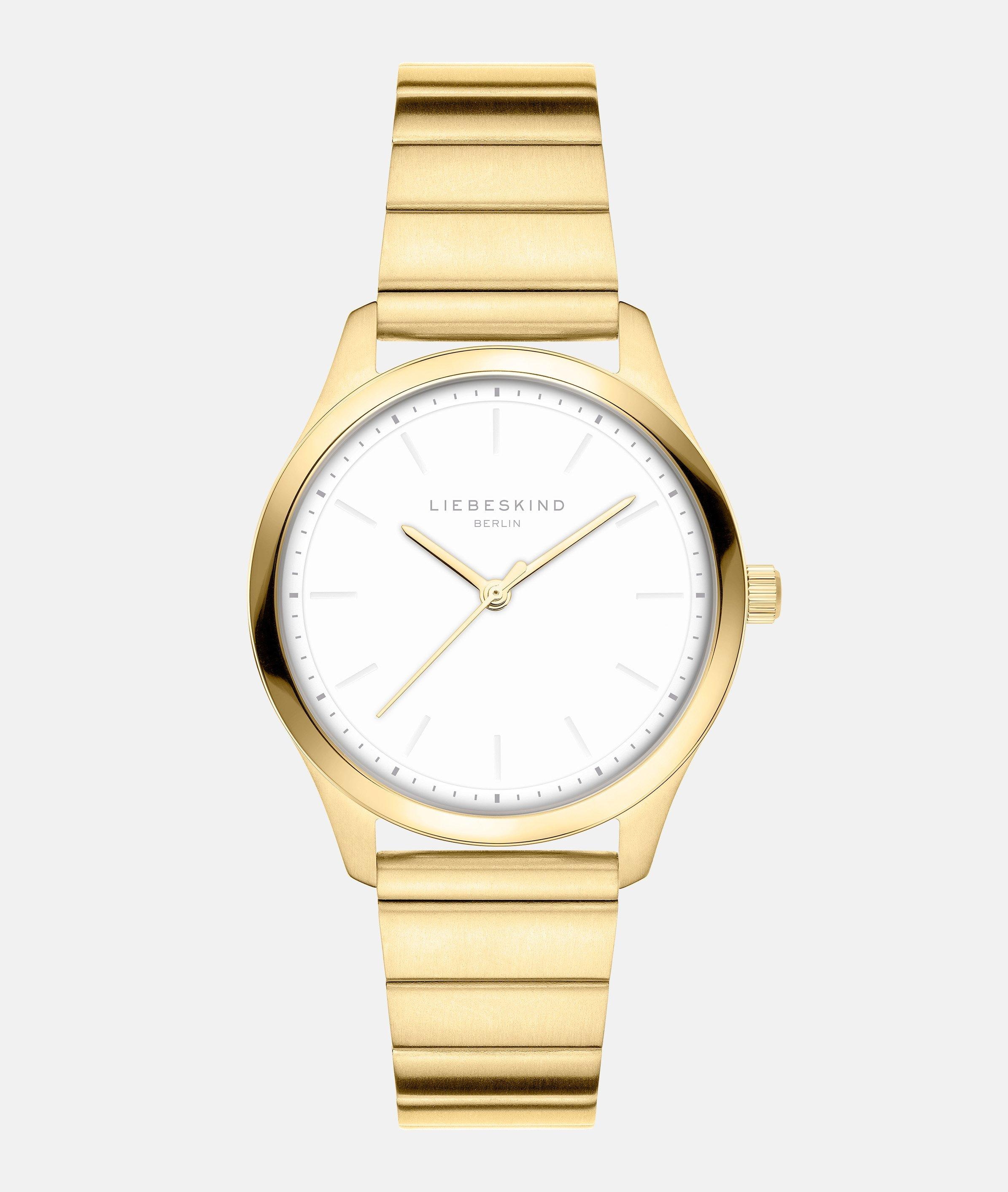 Liebeskind Berlin Quarzuhr »Basic Staples« Armbanduhr, Damenuhr, Edelstahlarmband, analog