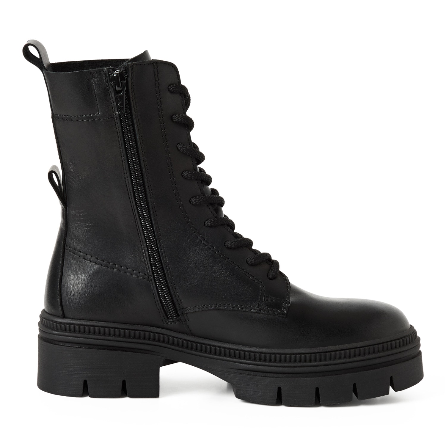 Tamaris Winterstiefelette  Blockabsatz, Schnürboots mit zweckmäßigem Innenreißverschluss