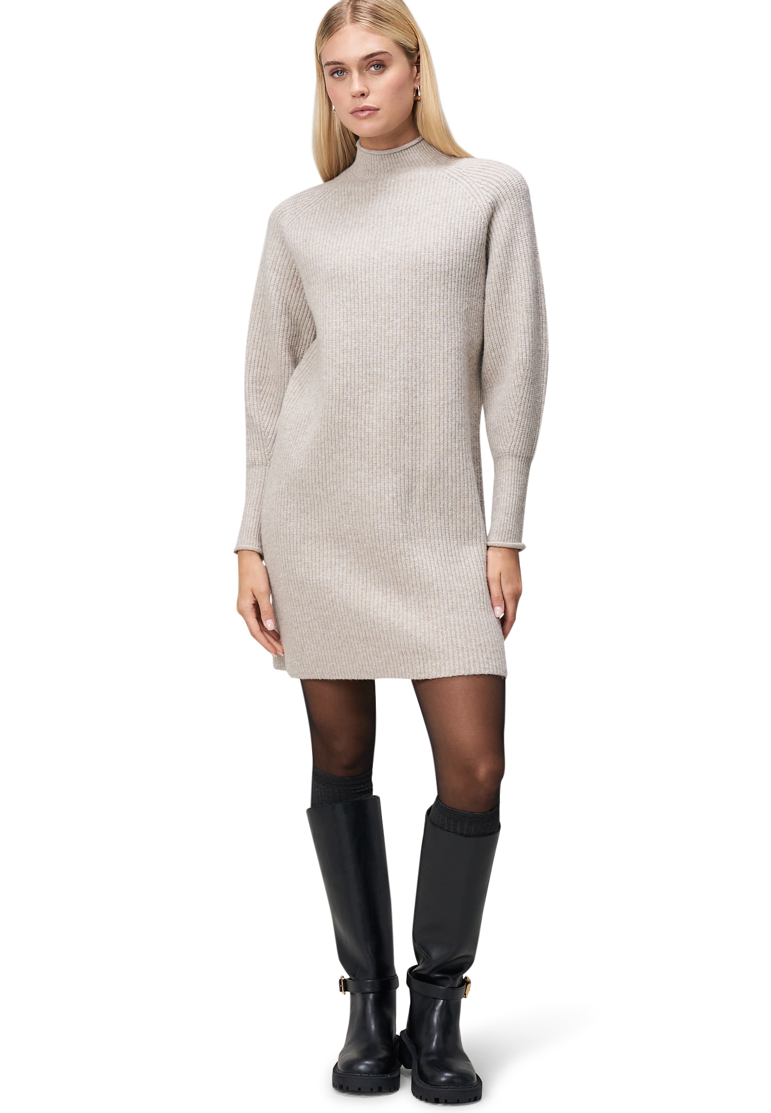 Zero Strickkleid »Strickkleid mit Stehkragen«