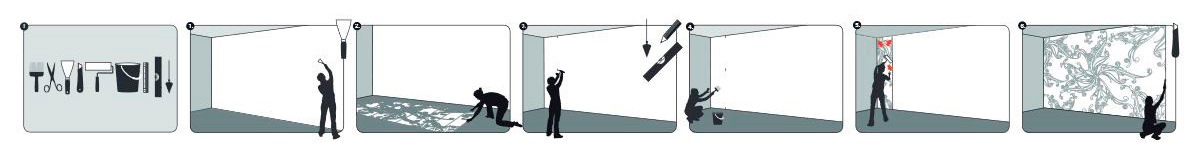 Komar Vliestapete »Digitaldruck Vlies - Das Model - Größe 250 x 280 cm«, bedruckt, Wohnzimmer, Schlafzimmer