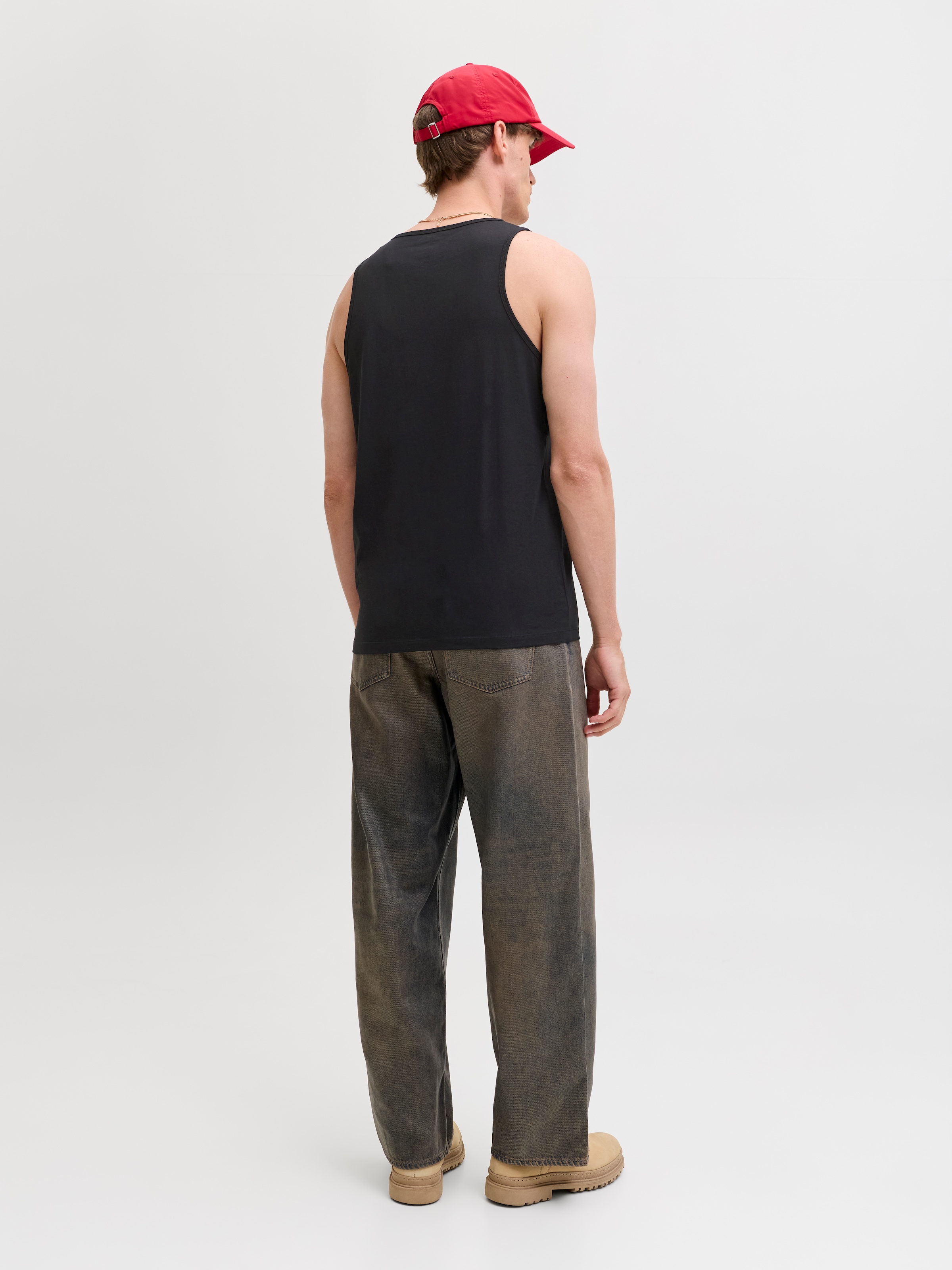 Jack & Jones Muscleshirt »JJEORGANIC BASIC TANKTOP NOOS« Baumwolle, Rundhalsausschnitt