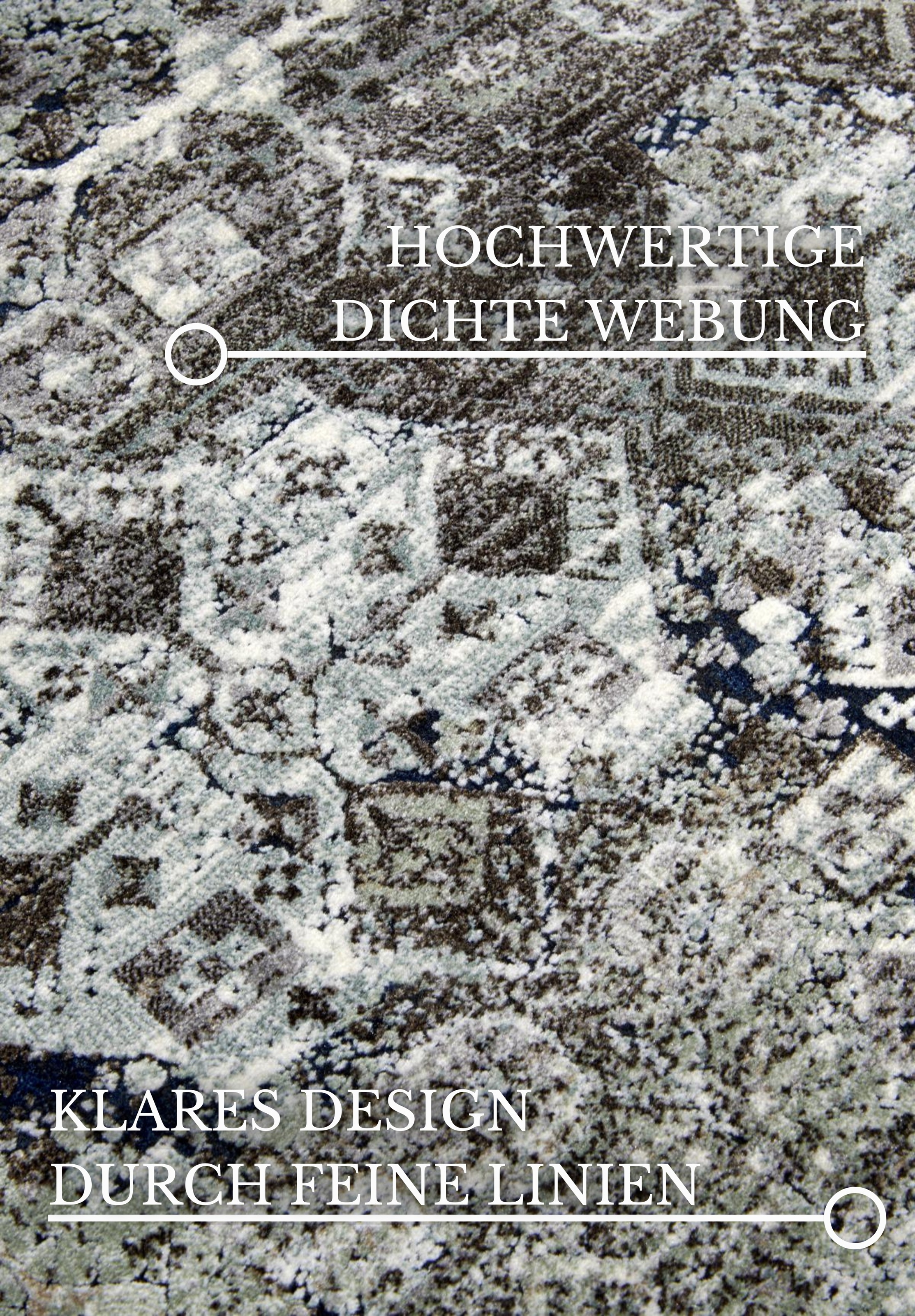 Villeroy & Boch Teppich »Agnes«, rechteckig, 7 mm Höhe, Orient, Vintage, Wohnzimmer, Schlafzimmer, Klassisch, Floral, Flur