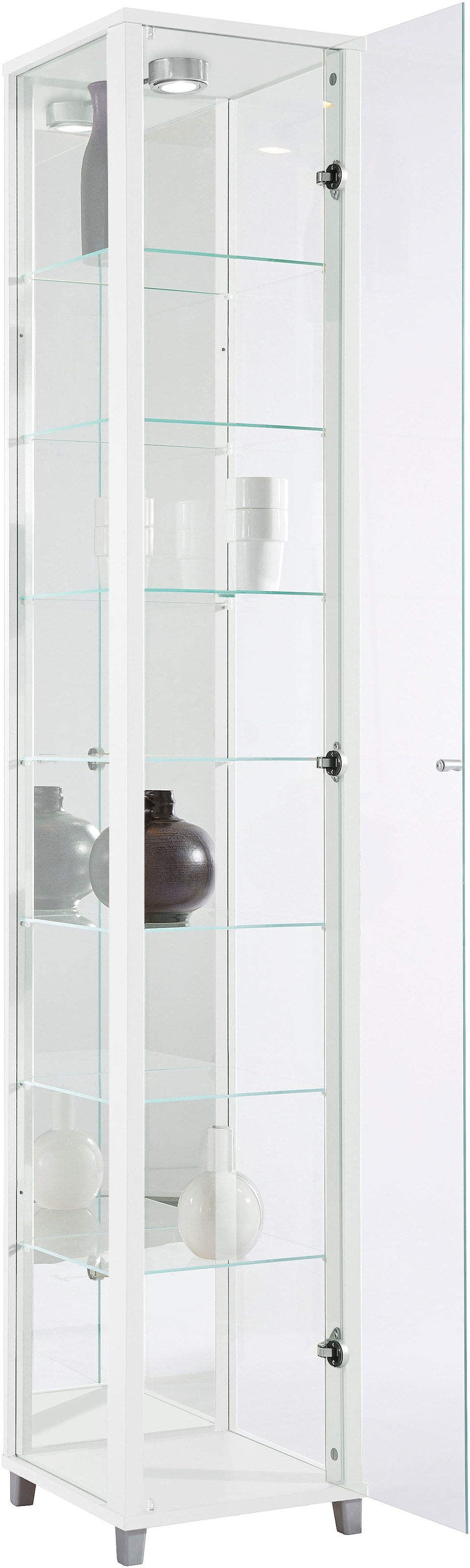 fif möbel Vitrine »OPTIMA«, Standvitrine/Glasvitrine 1x Glastür,perfekt für Sammler,Sammlervitrine