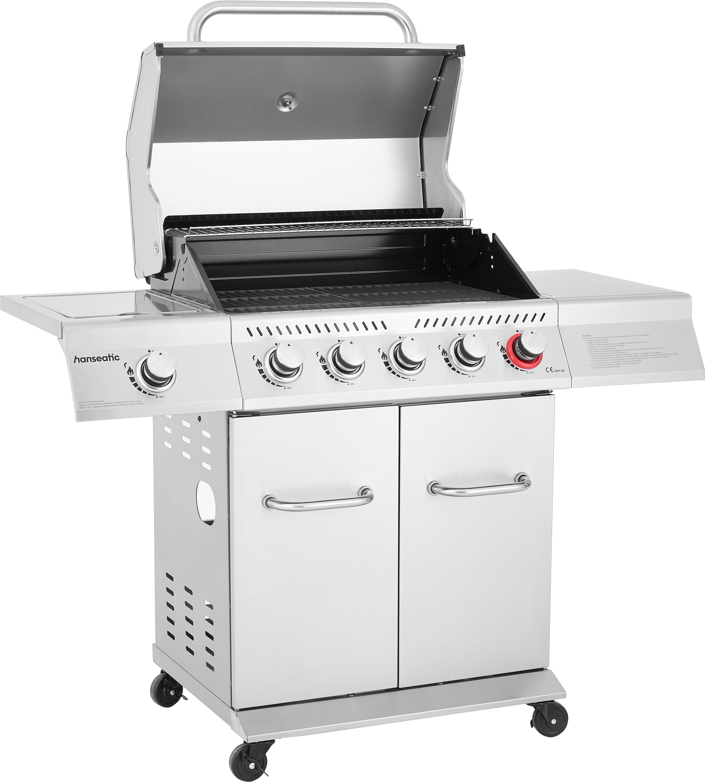 Hanseatic Gasgrill »Richland« inkl. 3 Jahre Herstellergarantie