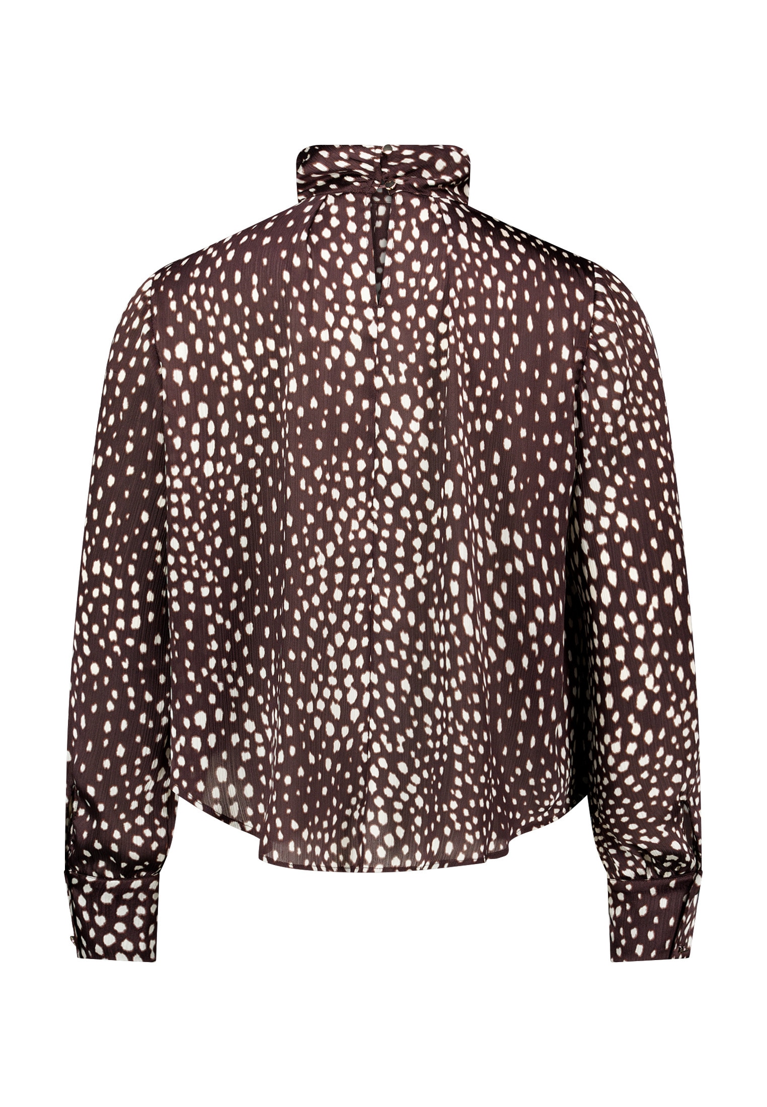 Zero Satinbluse »Satin-Bluse mit Animalprint«