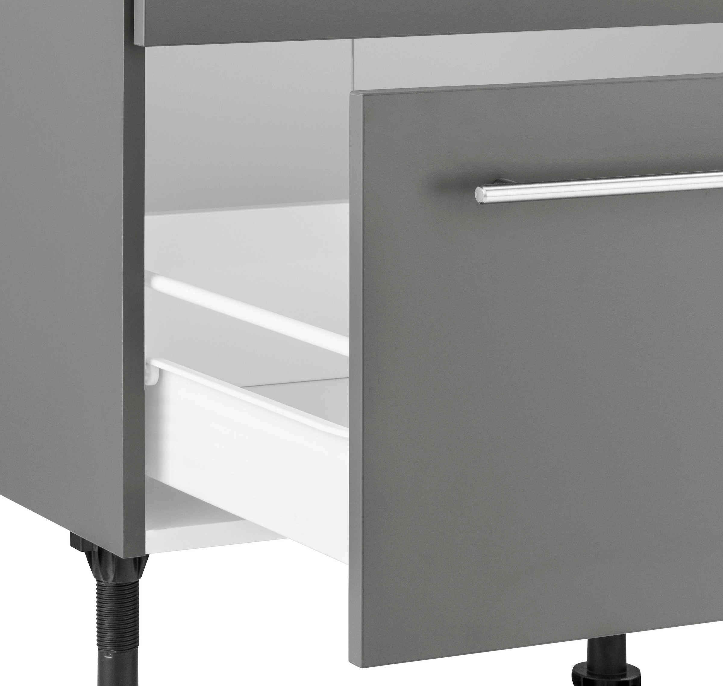 OPTIFIT Winkelküche »Bern«, Stellbreite 265x175 cm, wahlweise mit E-Geräten