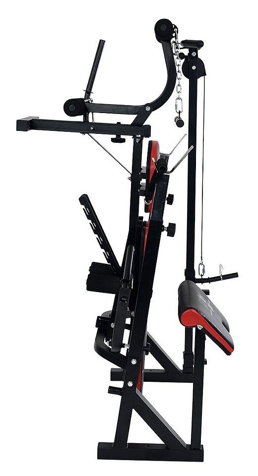 Christopeit Sport® Hantelbank »Power XL«, (Set, mit Langhantelstange)