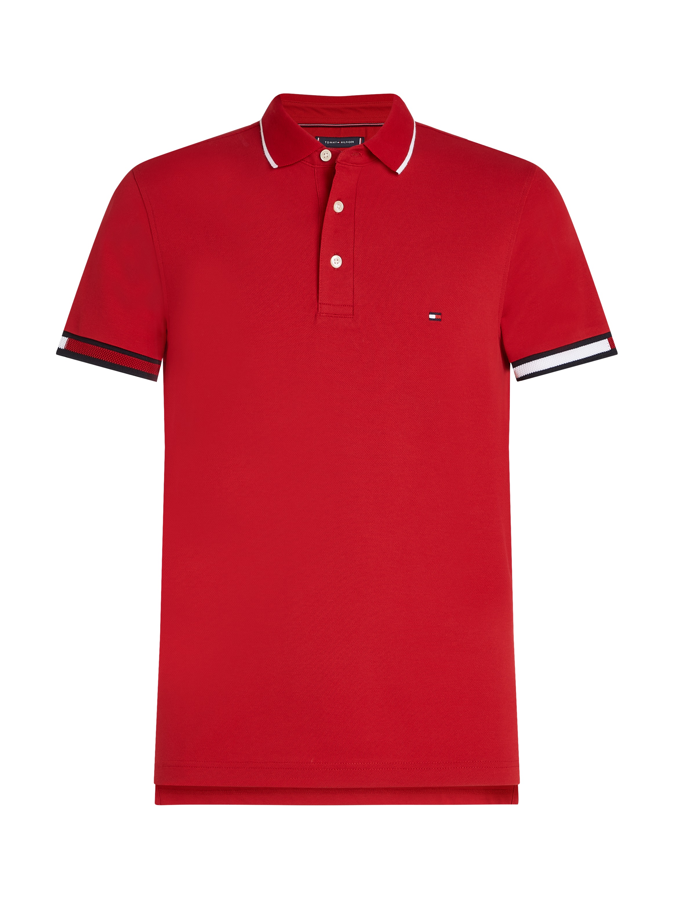 Tommy Hilfiger Poloshirt »FLAG CUFF SLIM FIT POLO«
