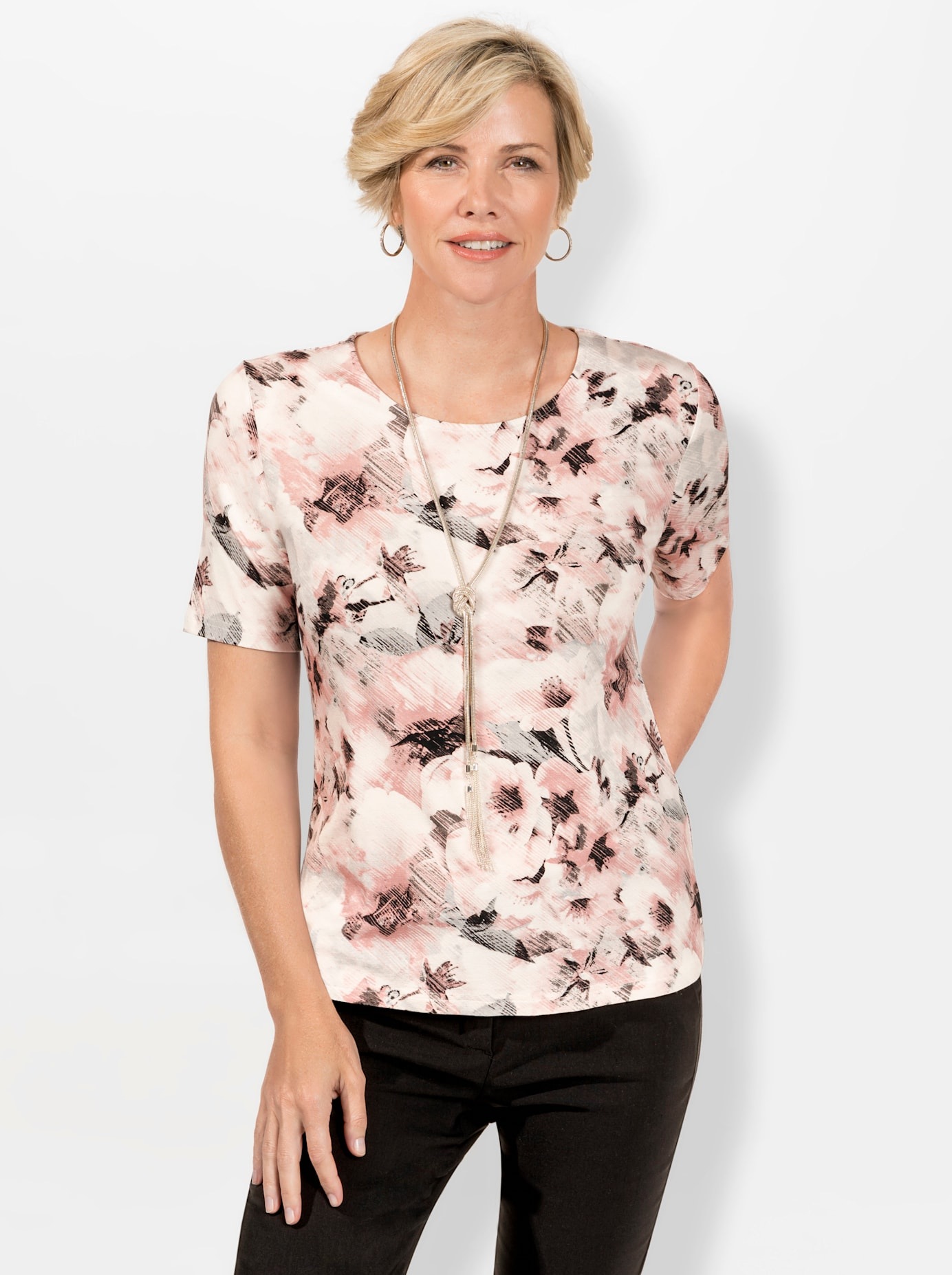 Lady Rundhalsshirt »Shirt«, (1 tlg.)