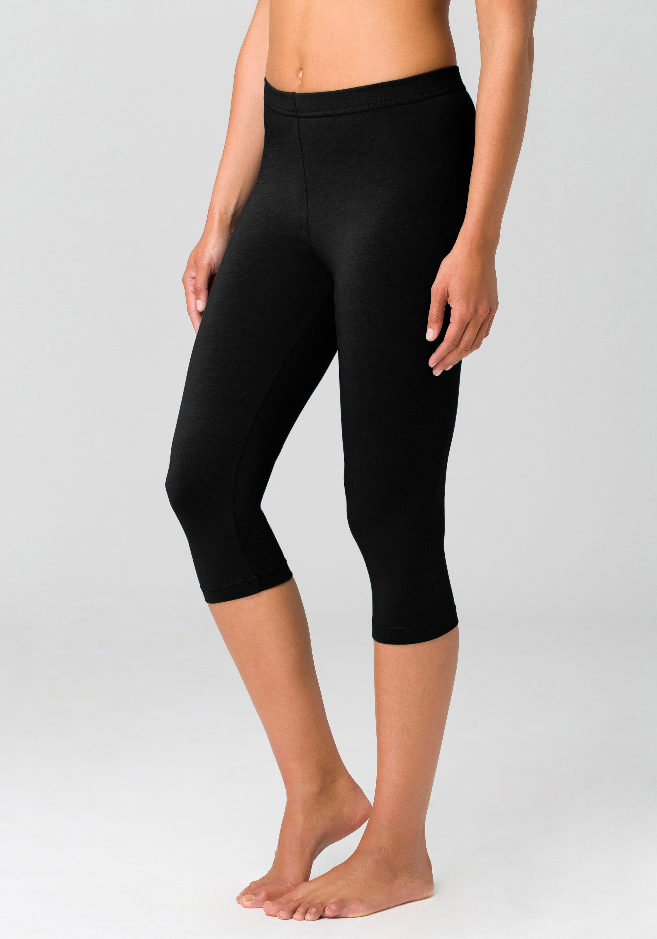 Vivance active Caprileggings, (2er-Pack), mit Gummibund, Loungewear