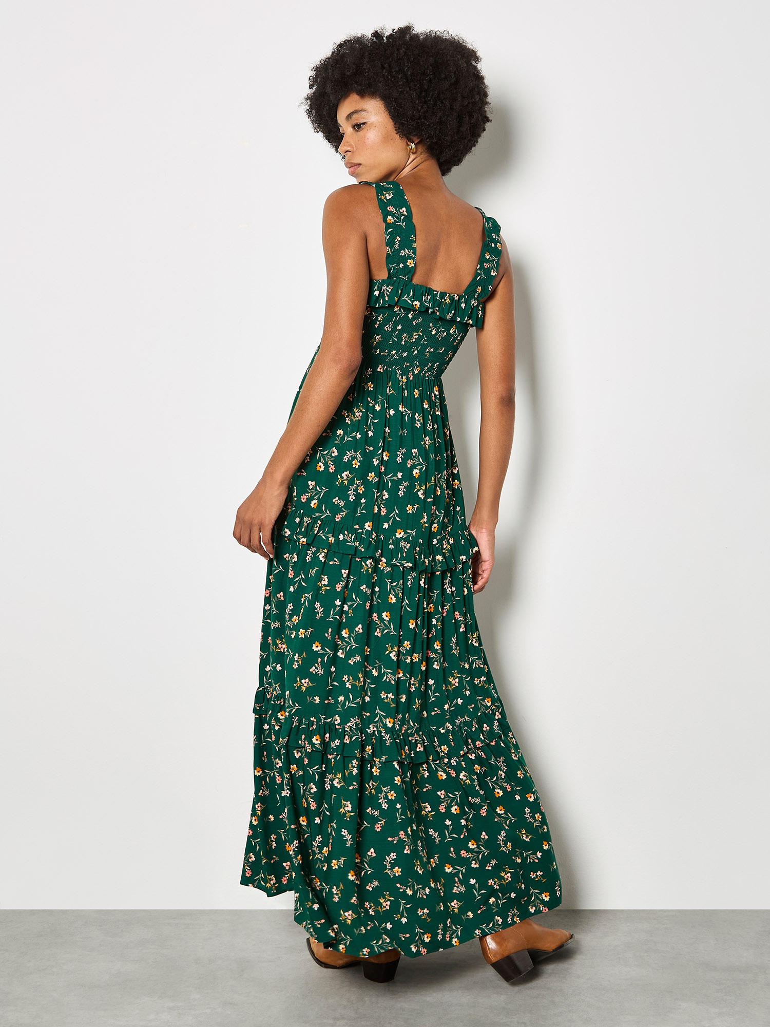 Apricot Maxikleid »Maxikleid« mit Rüschen