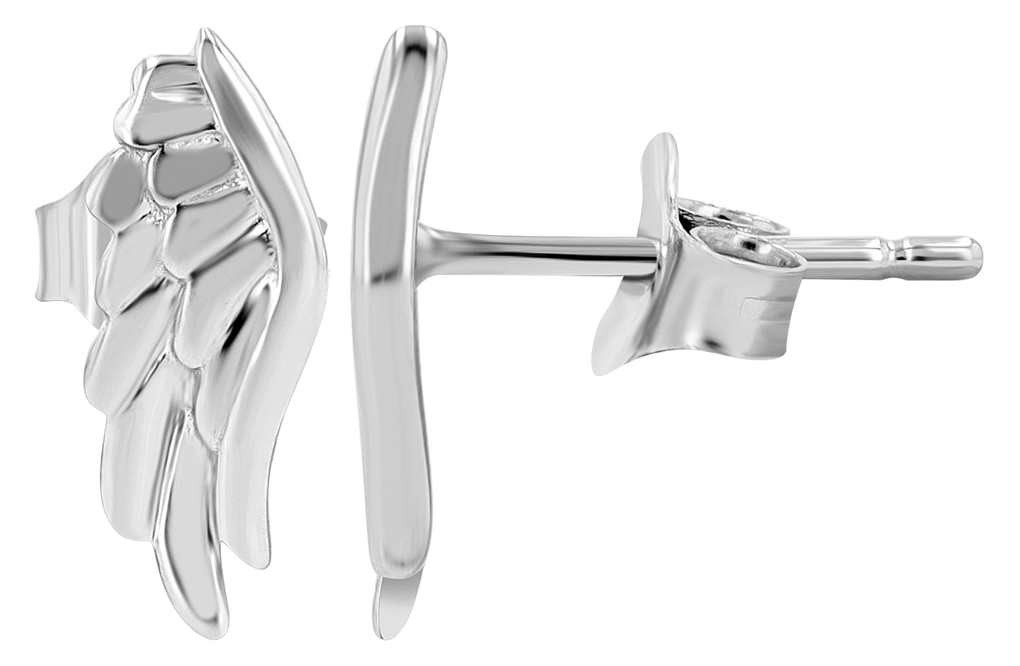 Adelia´s Paar Ohrstecker »Damen Ohrringe ¿ Ohrstecker Flügel aus 925 Silber«