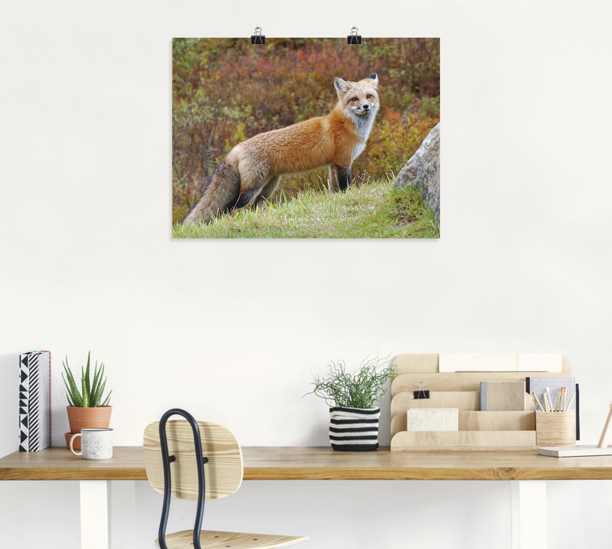 Artland Wandbild »Fuchs I«, Wildtiere, (1 St.), als Leinwandbild, Poster in verschied. Größen