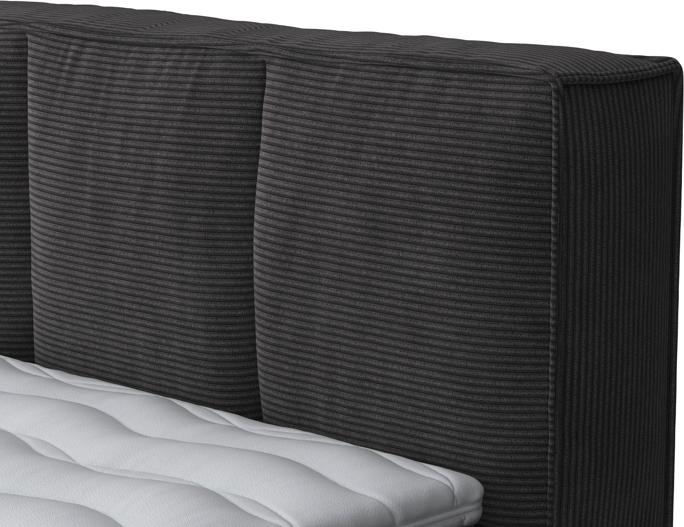 LeGer Home by Lena Gercke Boxspringbett »Addyson«, (Härtegrade H2, H3 und H4 wählbar), Boxspringbett inkl. Topper, 2 Matratzen
