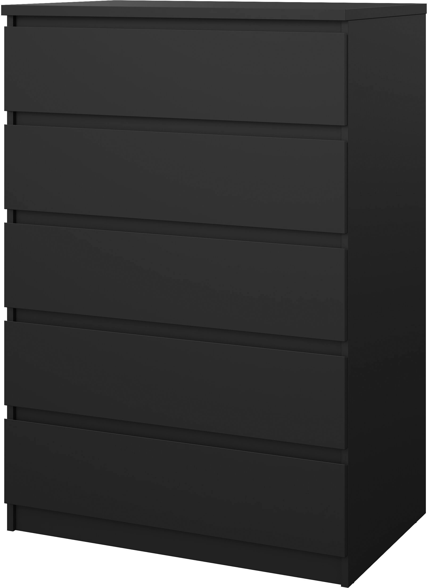 INOSIGN Kommode »Naia, Aufbewahrung, 5 Schubladen, Hochglanz-Optik, grifflose Front«, Modern, skandinavisches Design, in mehrere Farben, Hoch