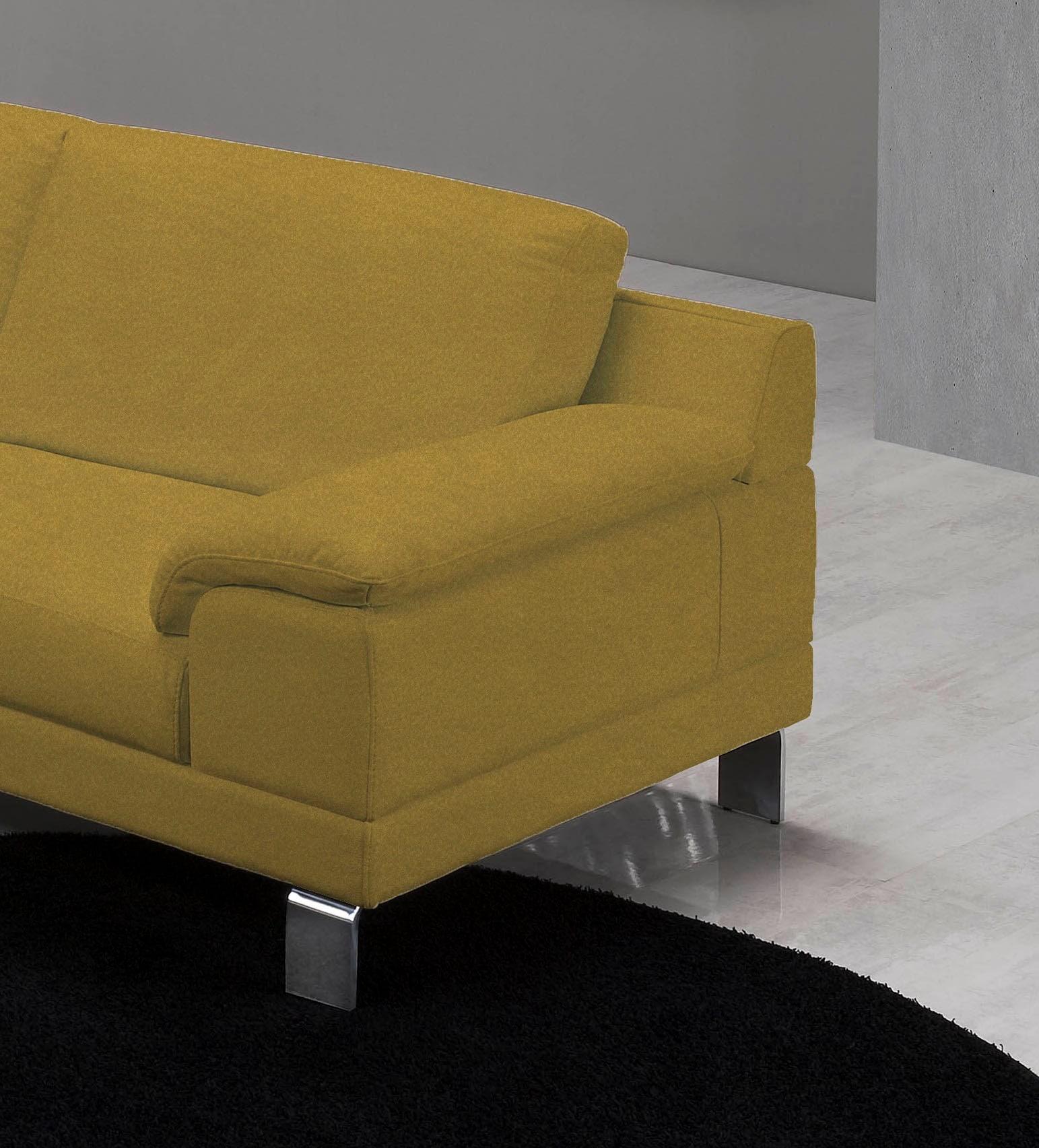 Egoitaliano 2,5-Sitzer »Shakira, Design und Sitzkomfort auf hohem Niveau, tolle Details« bequeme Armlehne und Rückenlehne