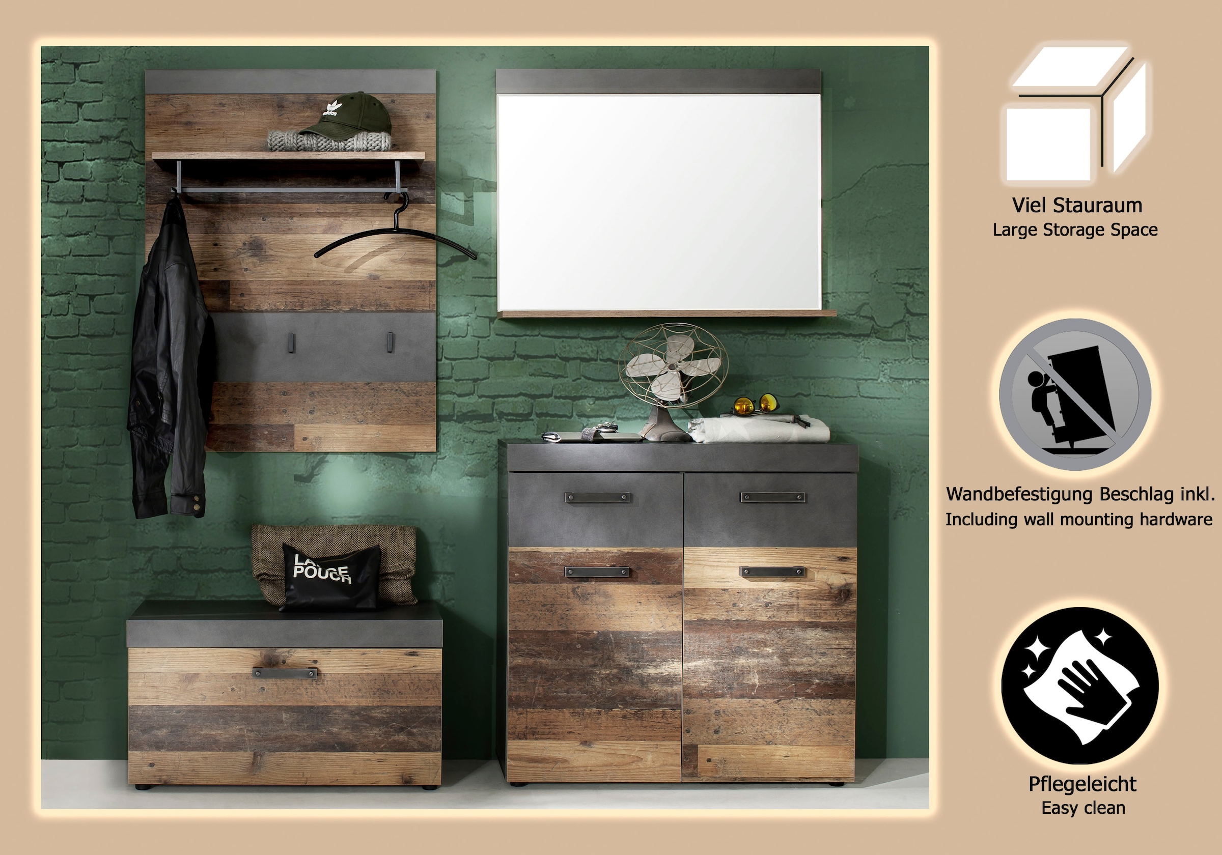 INOSIGN Garderoben-Set »Ilana« Set, 4 Stk. tlg.