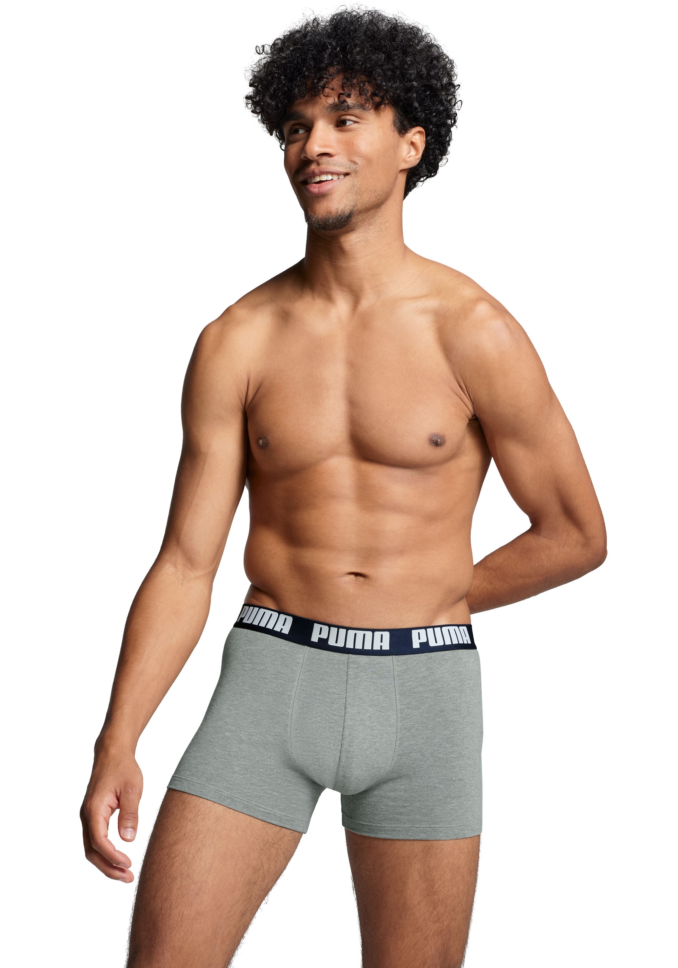 PUMA Boxer, (6er Pack), mit elastischem Logobund