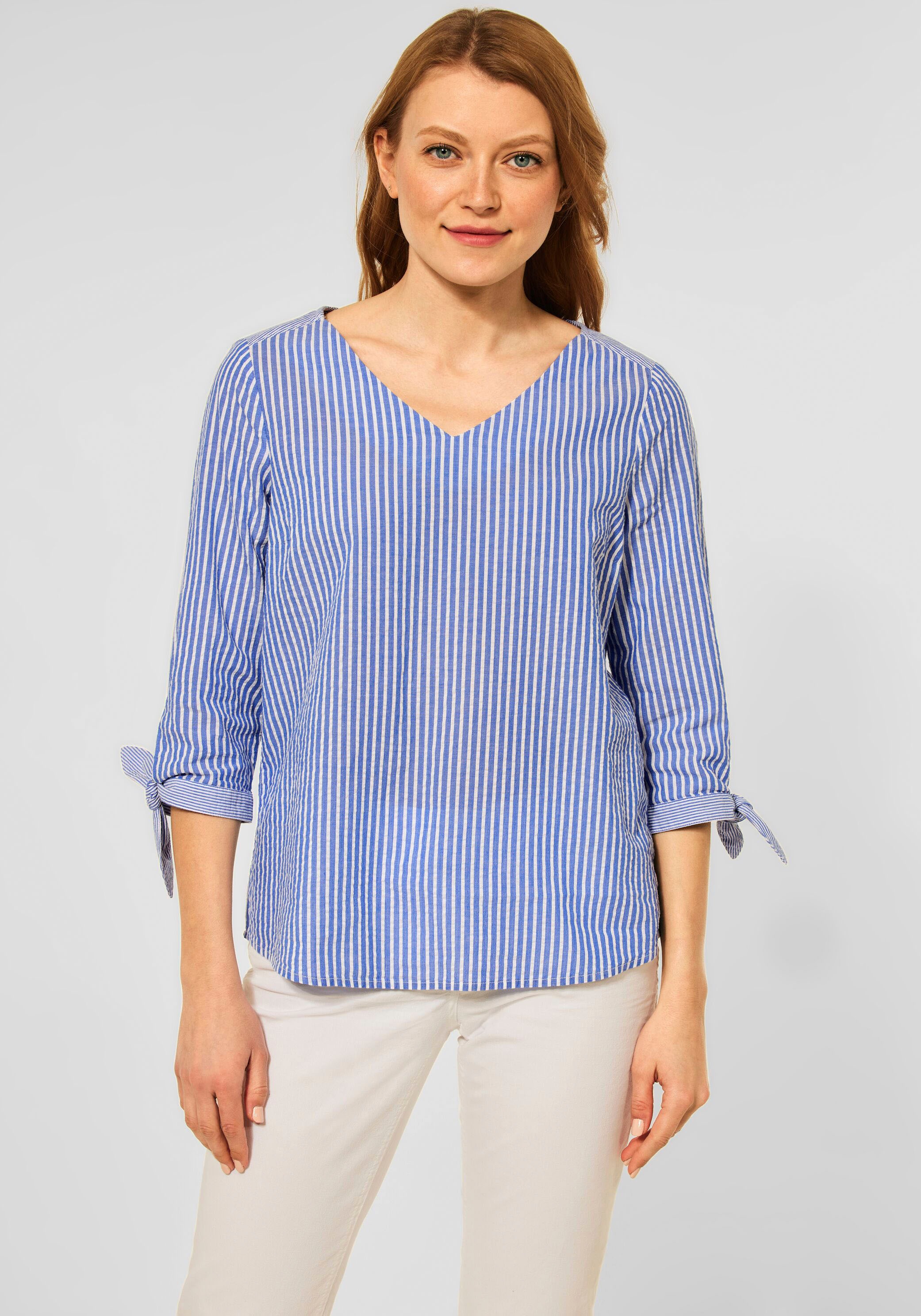 Cecil Shirtbluse, mit Schleifendetail an den Ärmeln