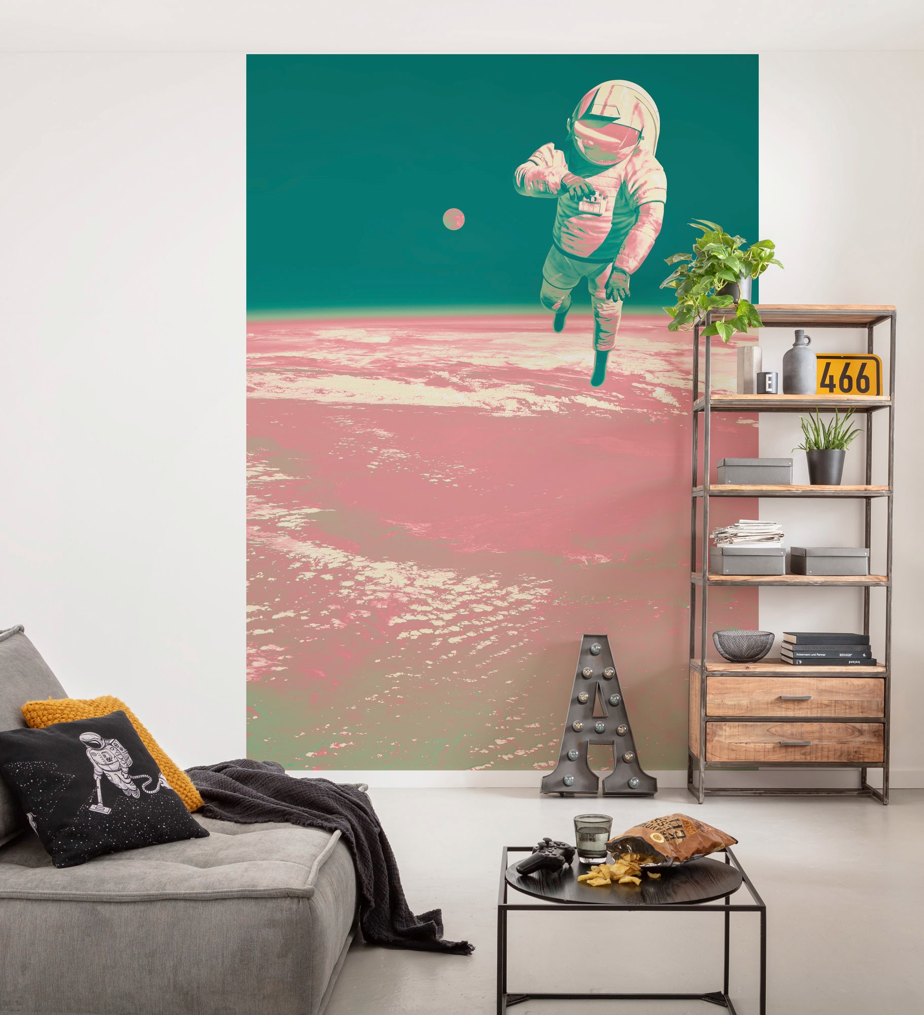 Komar Vliestapete »Digitaldruck Vlies - Spacewalk - Größe 200 x 280 cm«, bedruckt, Kinderzimmer