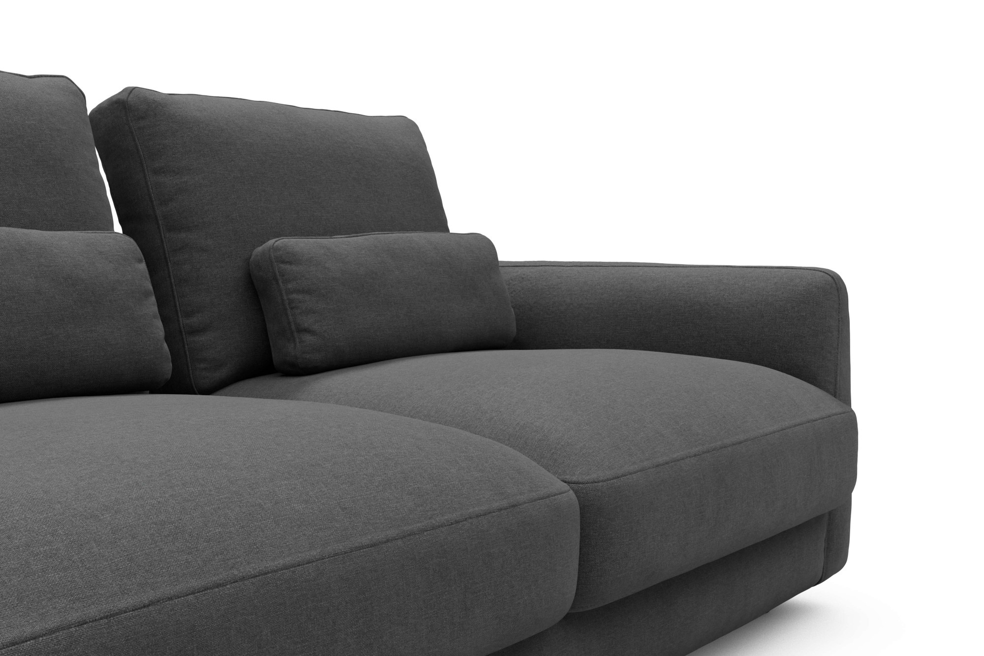 Tenksom Ecksofa »Polsterecke, L-Form, Eckcouch, mit Federkern, inkl. Kissen«, legerer Sitzkomfort zum Entspannen und Verweilen