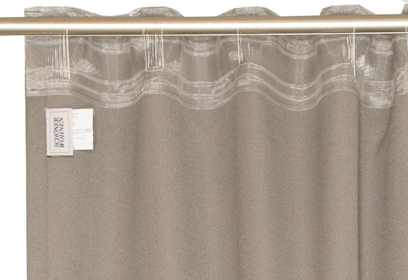 SCHÖNER WOHNEN-Kollektion Vorhang »Option«, (1 St.), HxB: 250x130,  Blickdicht kaufen bei OTTO