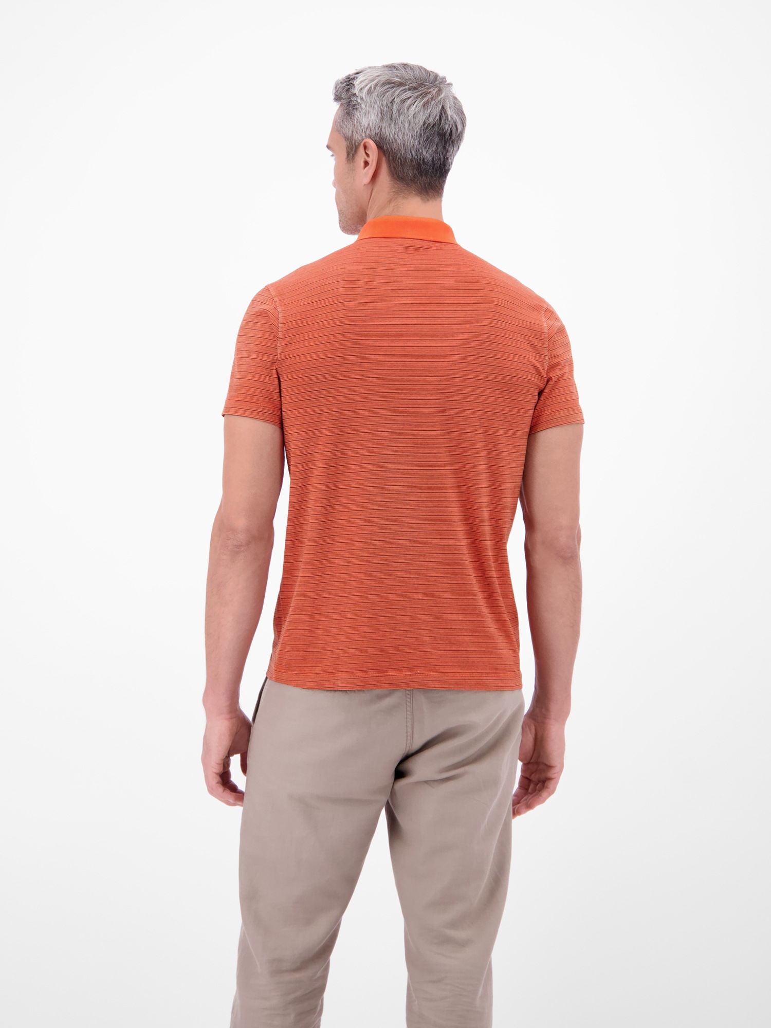 LERROS Poloshirt »Poloshirt mit Fineliner-Optik, 100 % Baumwolle«