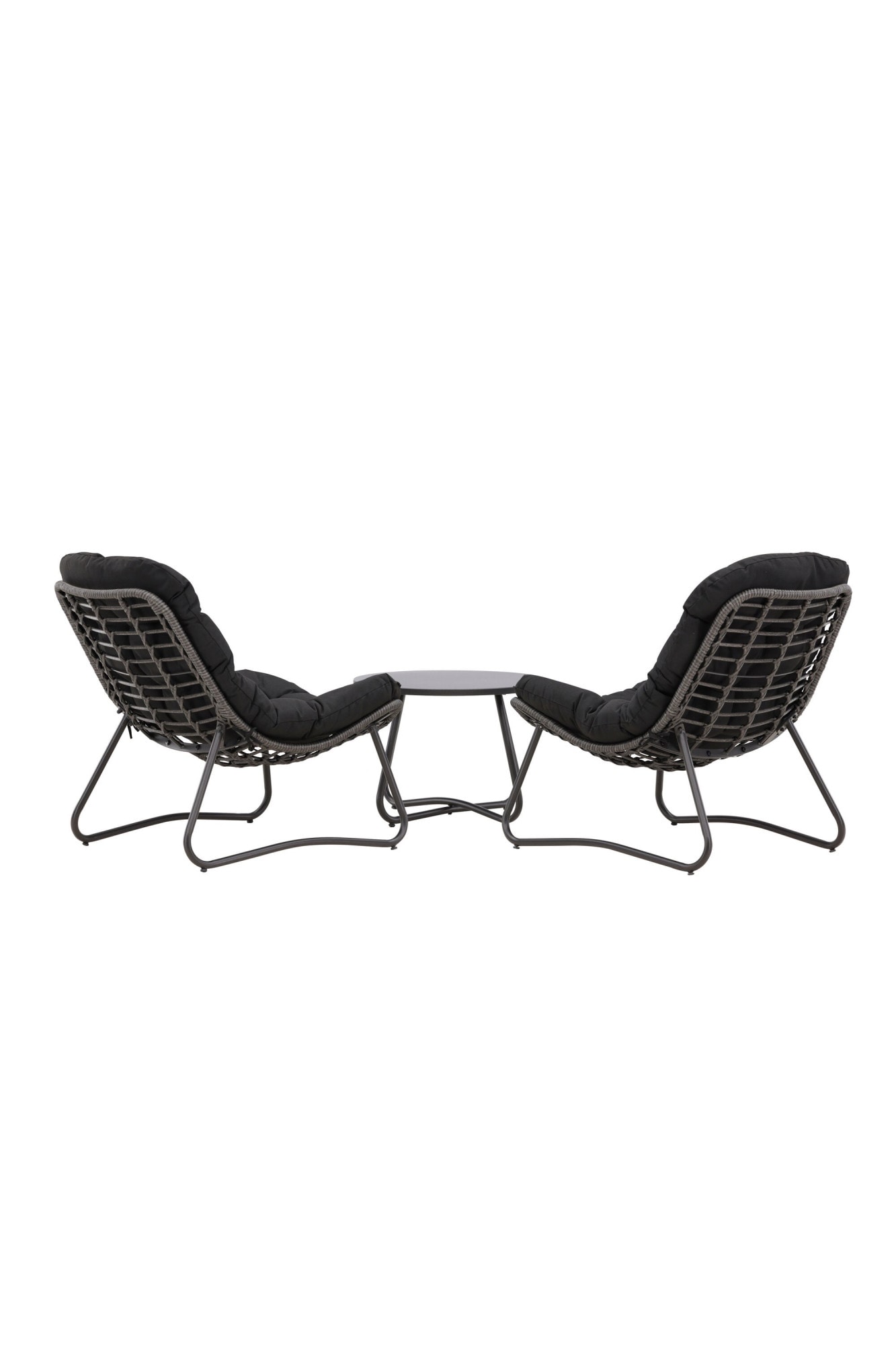 Venture Home Gartenlounge-Set »Cala, großzügiges Outdoor-Set für hohen Sitzkomfort« 3 tlg. Loungemöbel rund, Stoffbezug, angenehm, weich
