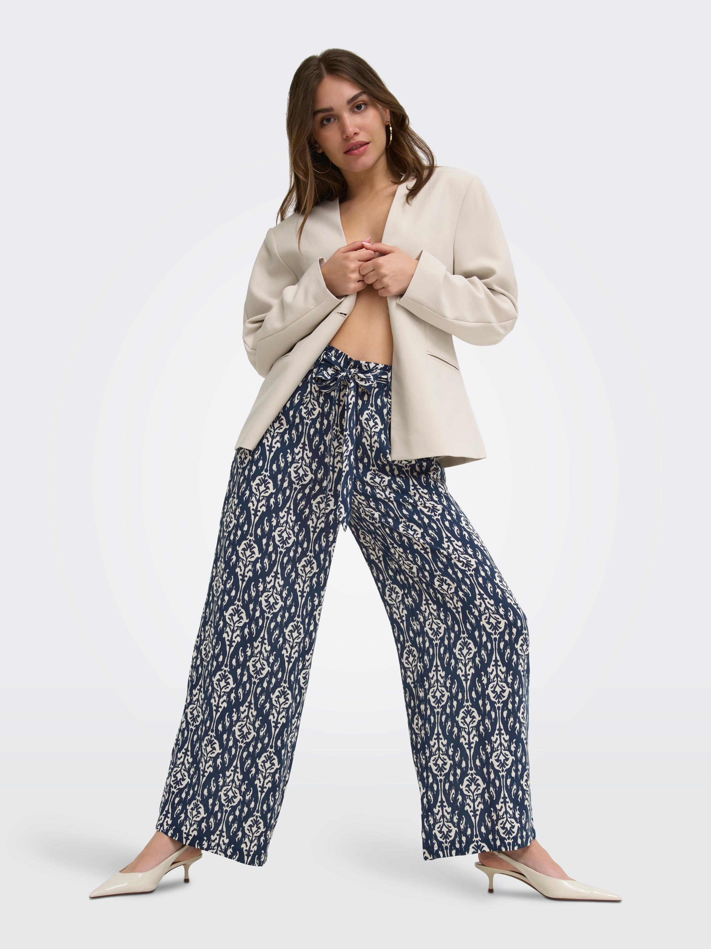 ONLY Schlupfhose »ONLSILVA LOOSE PANTS WVN NOOS«  Viskose, regular fit